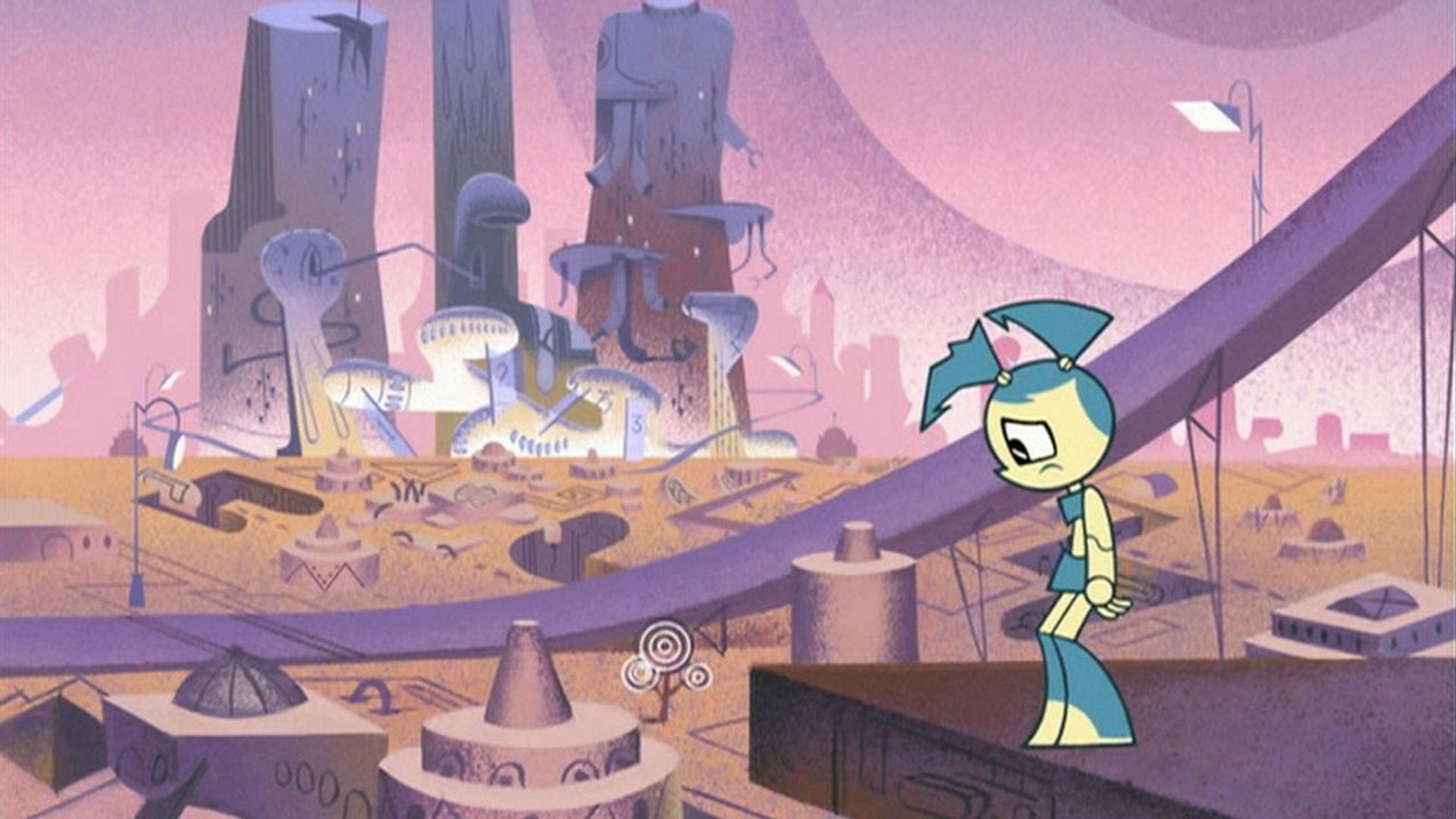 My Life as a Teenage Robot: Escape from Cluster Prime background