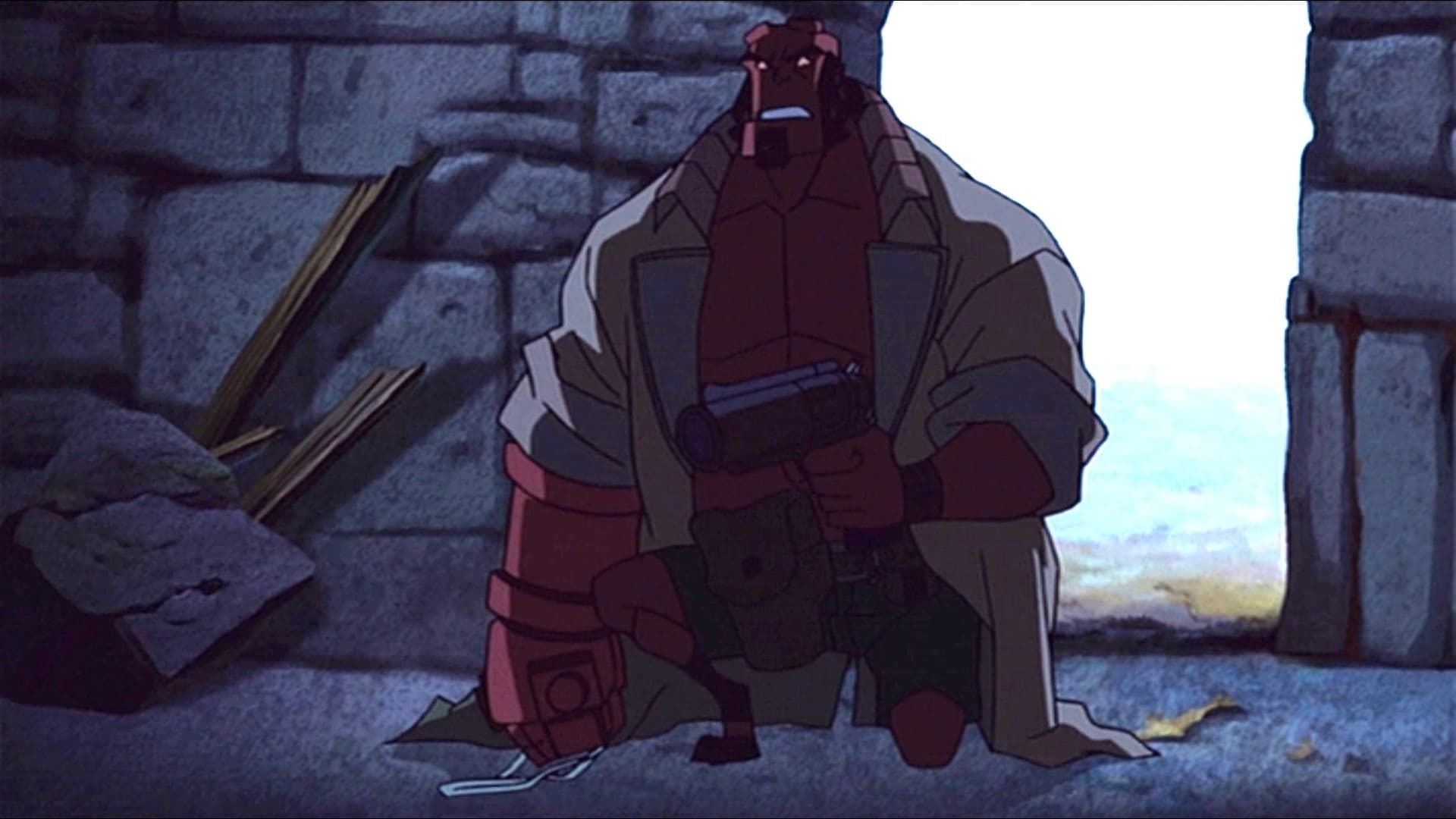 Hellboy Animated: Iron Shoes background