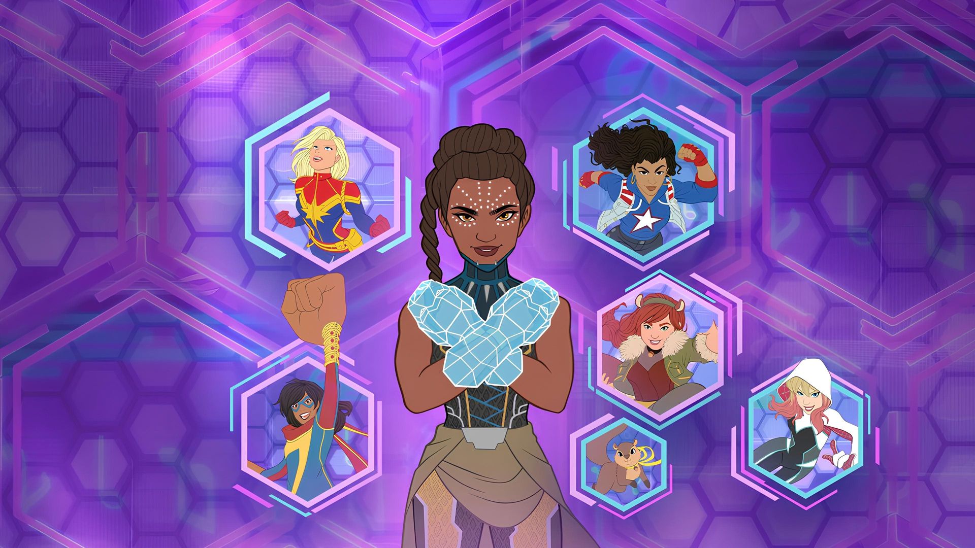 Marvel Rising: Initiation background