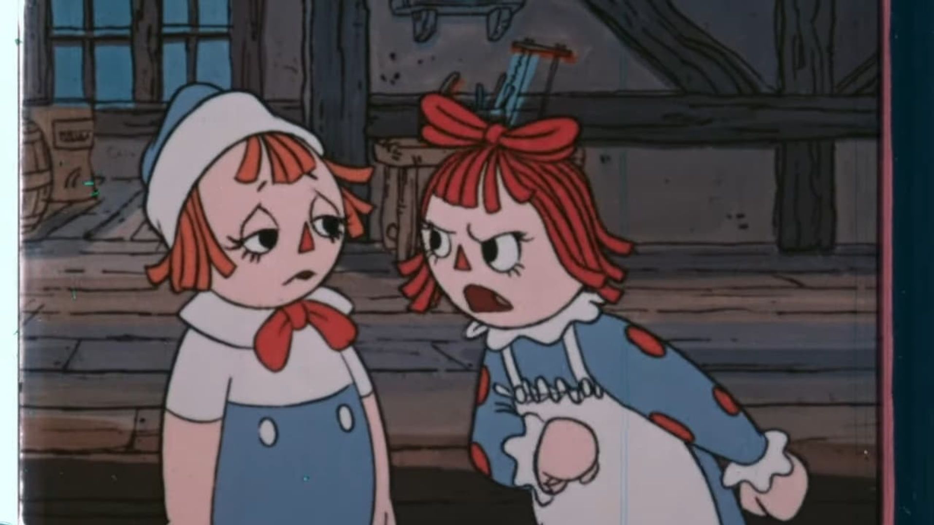 Raggedy Ann and Andy in the Great Santa Claus Caper background