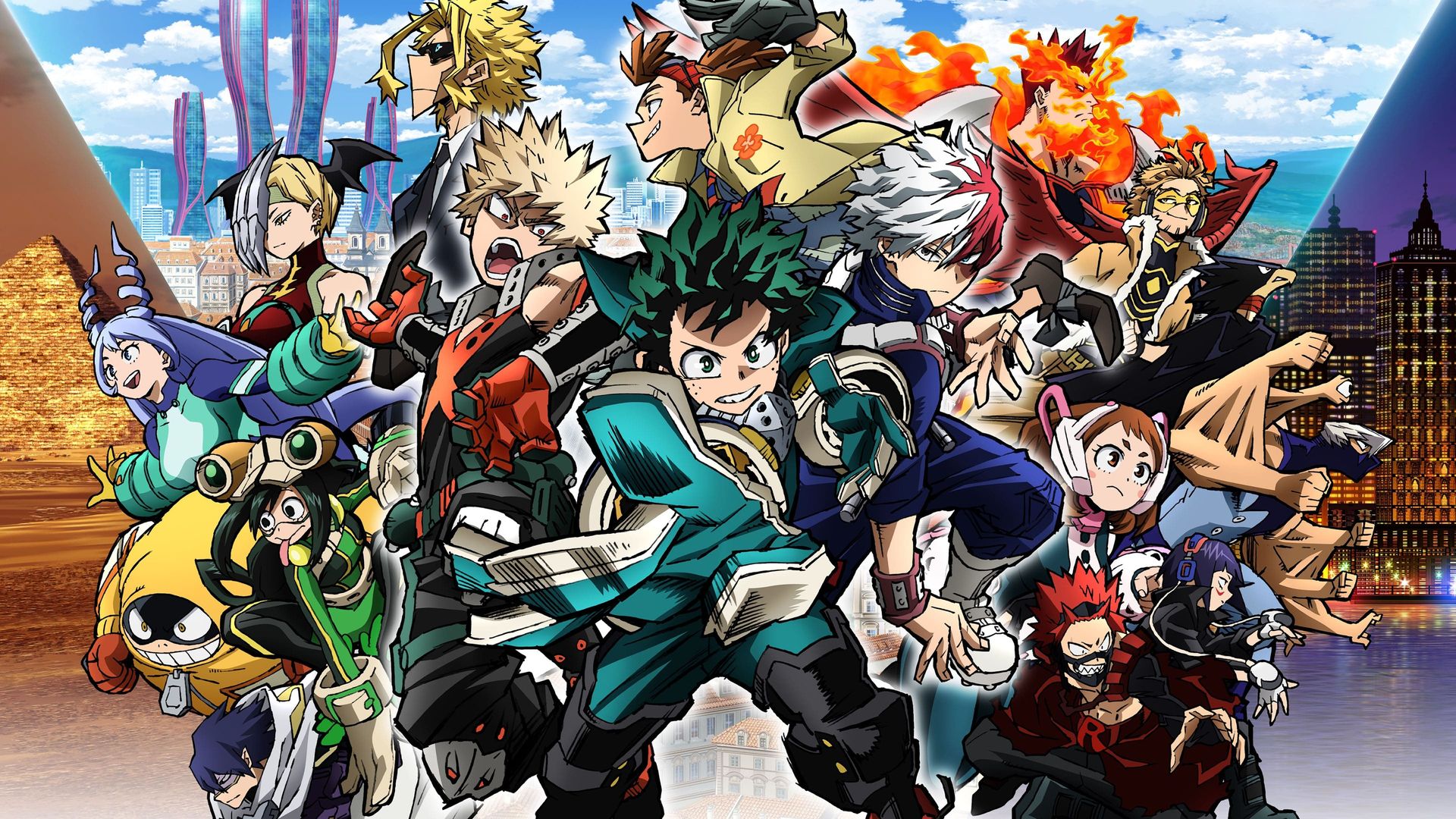 My Hero Academia: World Heroes' Mission background