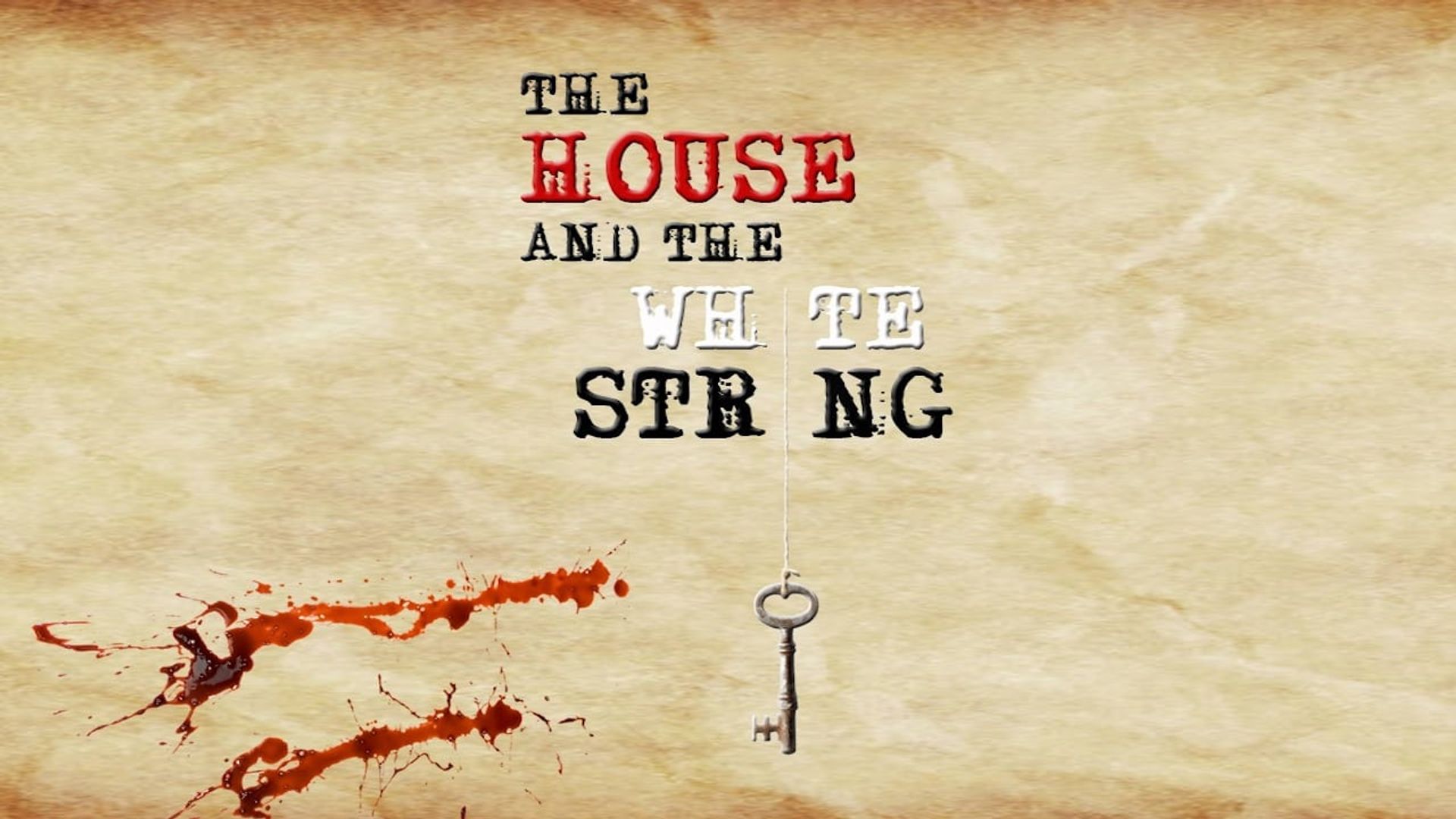 The House and the White String background