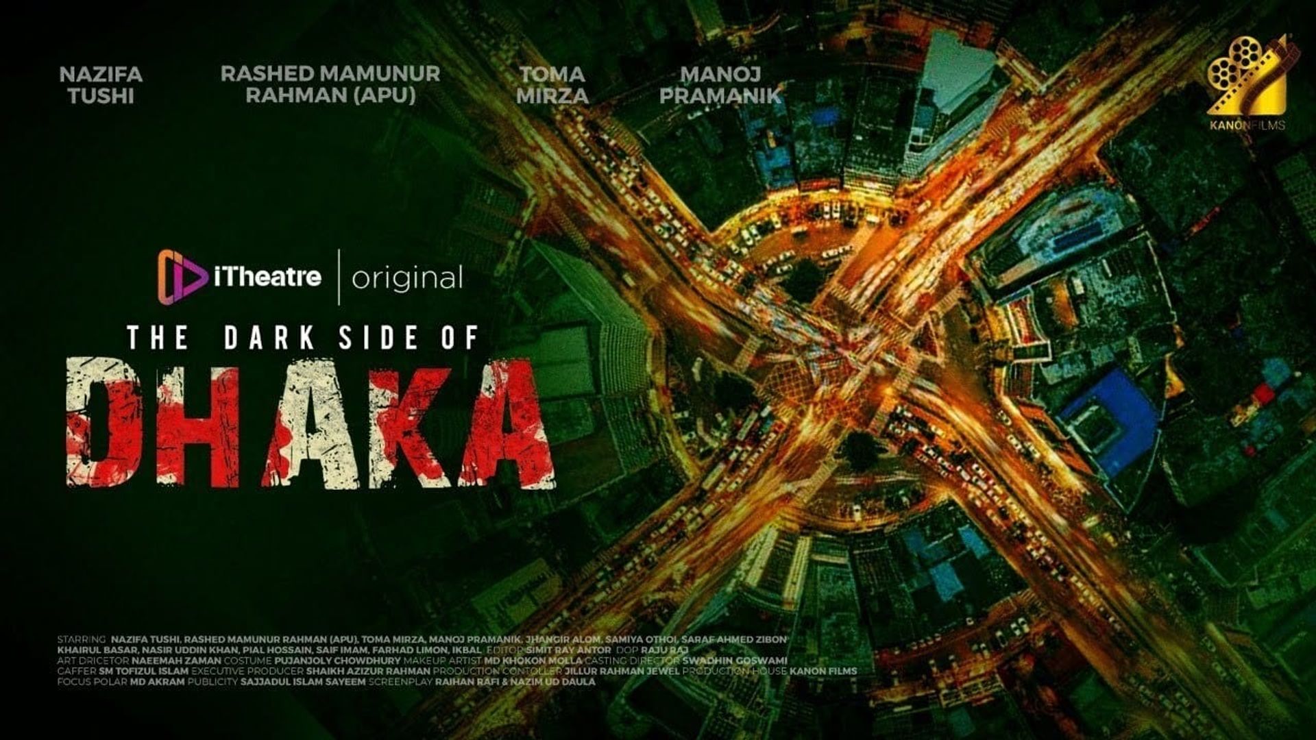 The Dark Side of Dhaka background