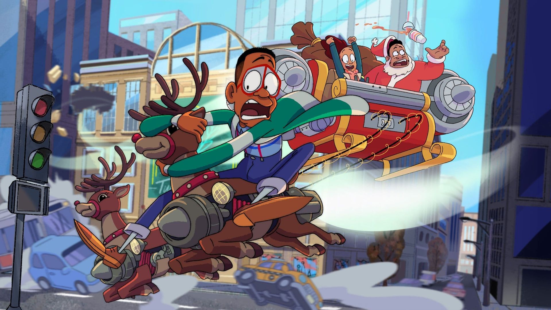 Urkel Saves Santa: The Movie! background