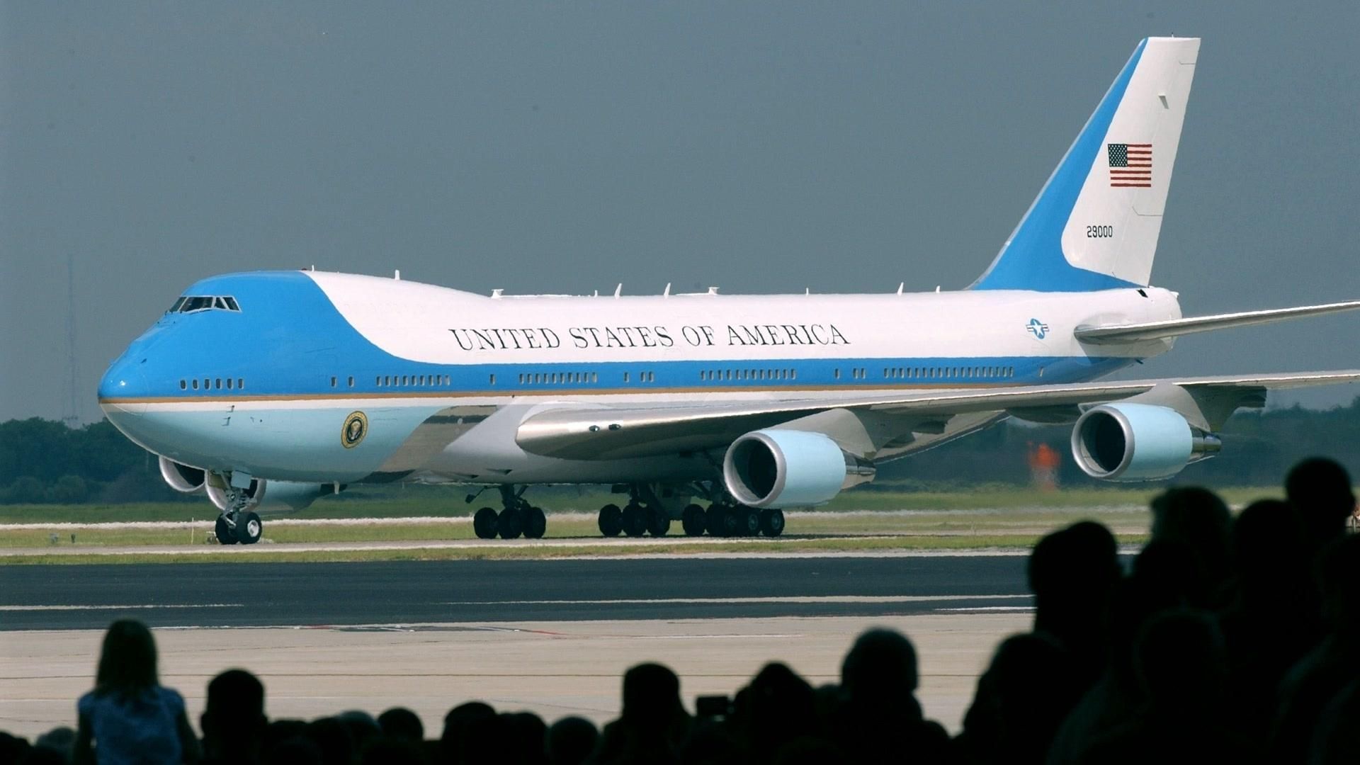 On Board Air Force One background