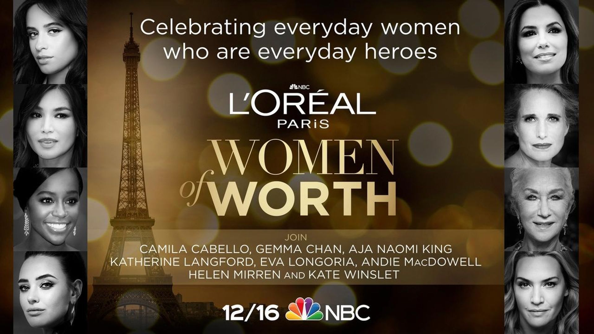 L'Oreal Paris Women of Worth background