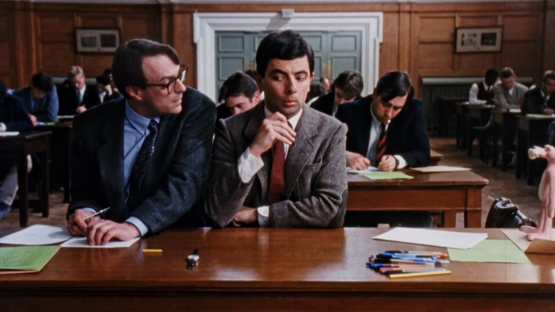 Mr. Bean Takes an Exam background