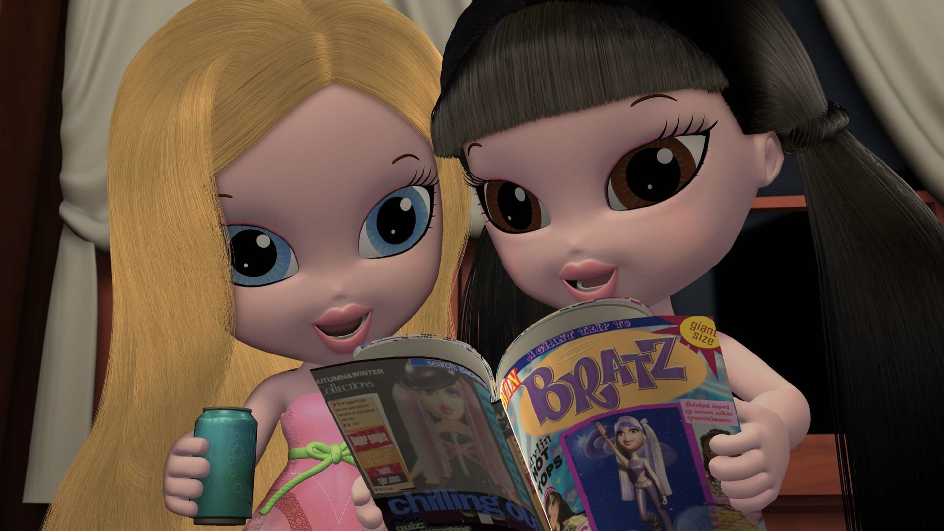 Bratz Kidz: Sleep-Over Adventure background