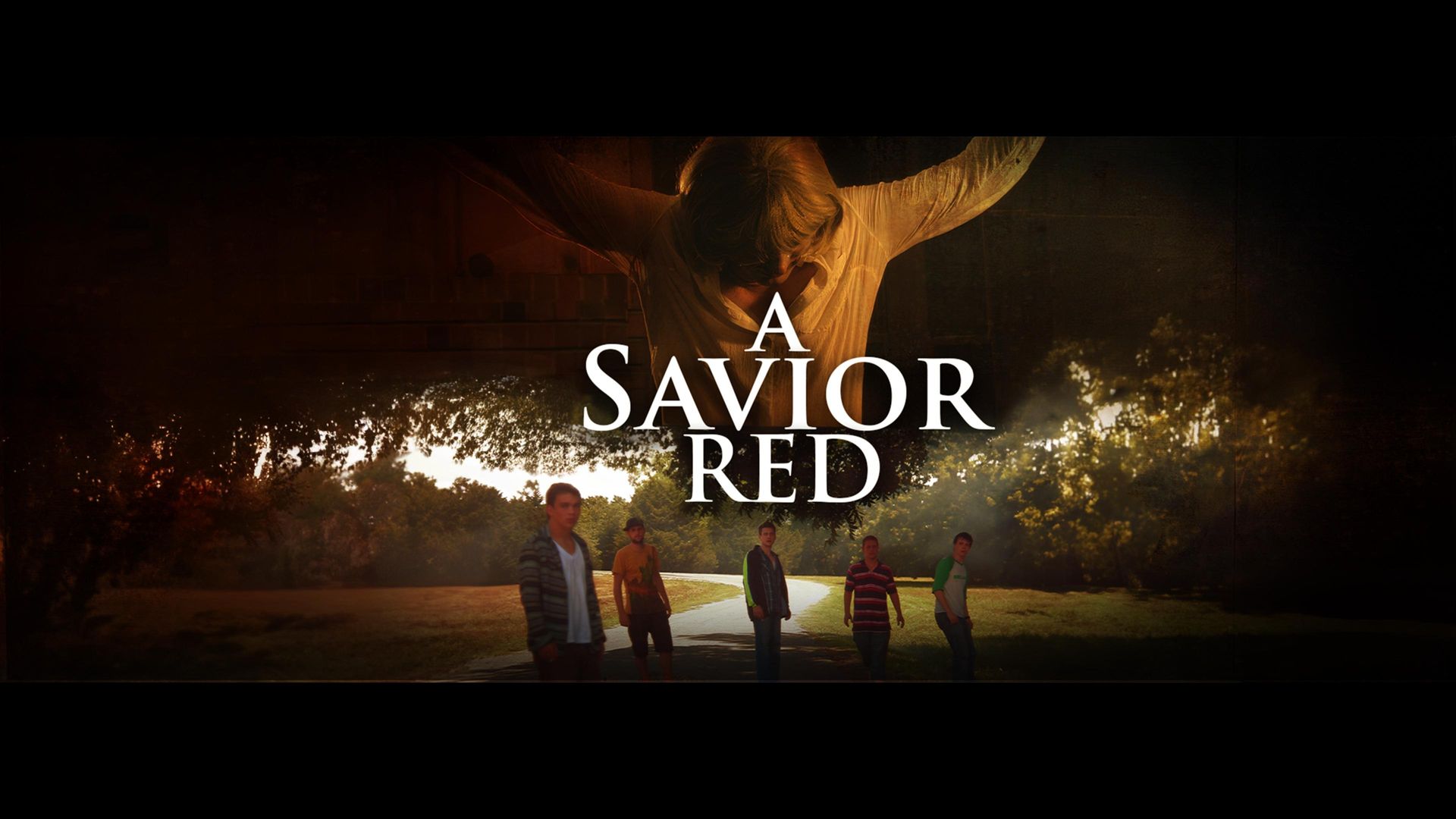 A Savior Red background