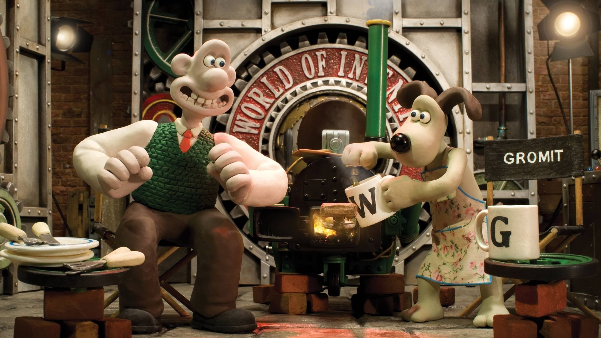 Wallace and Gromit's World of Invention background