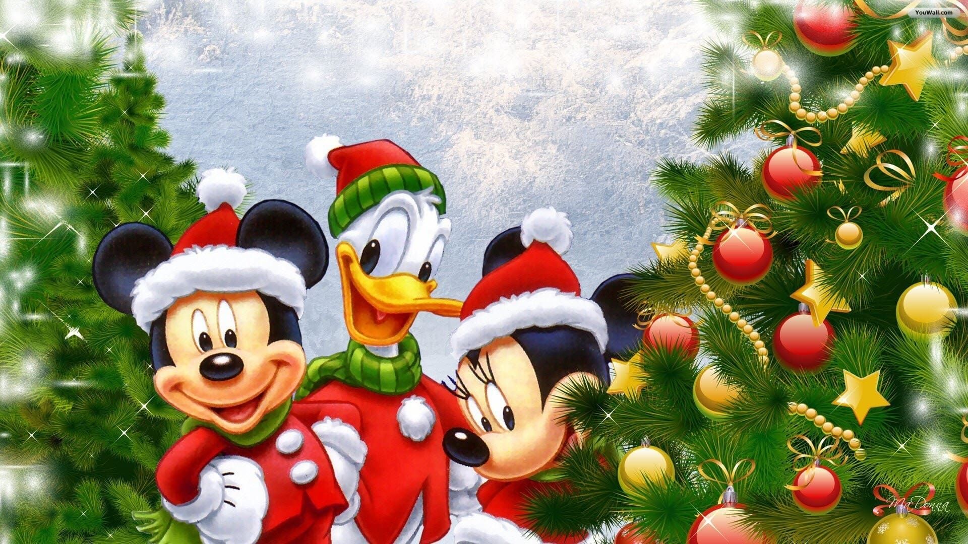 A Disney Christmas Gift background