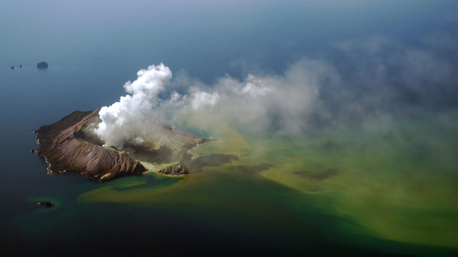 The Volcano: Rescue from Whakaari background