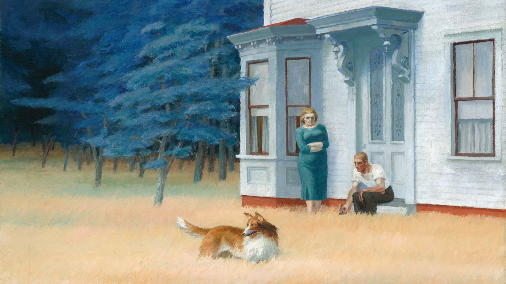 Exhibition on Screen: Hopper - An American Love Story background