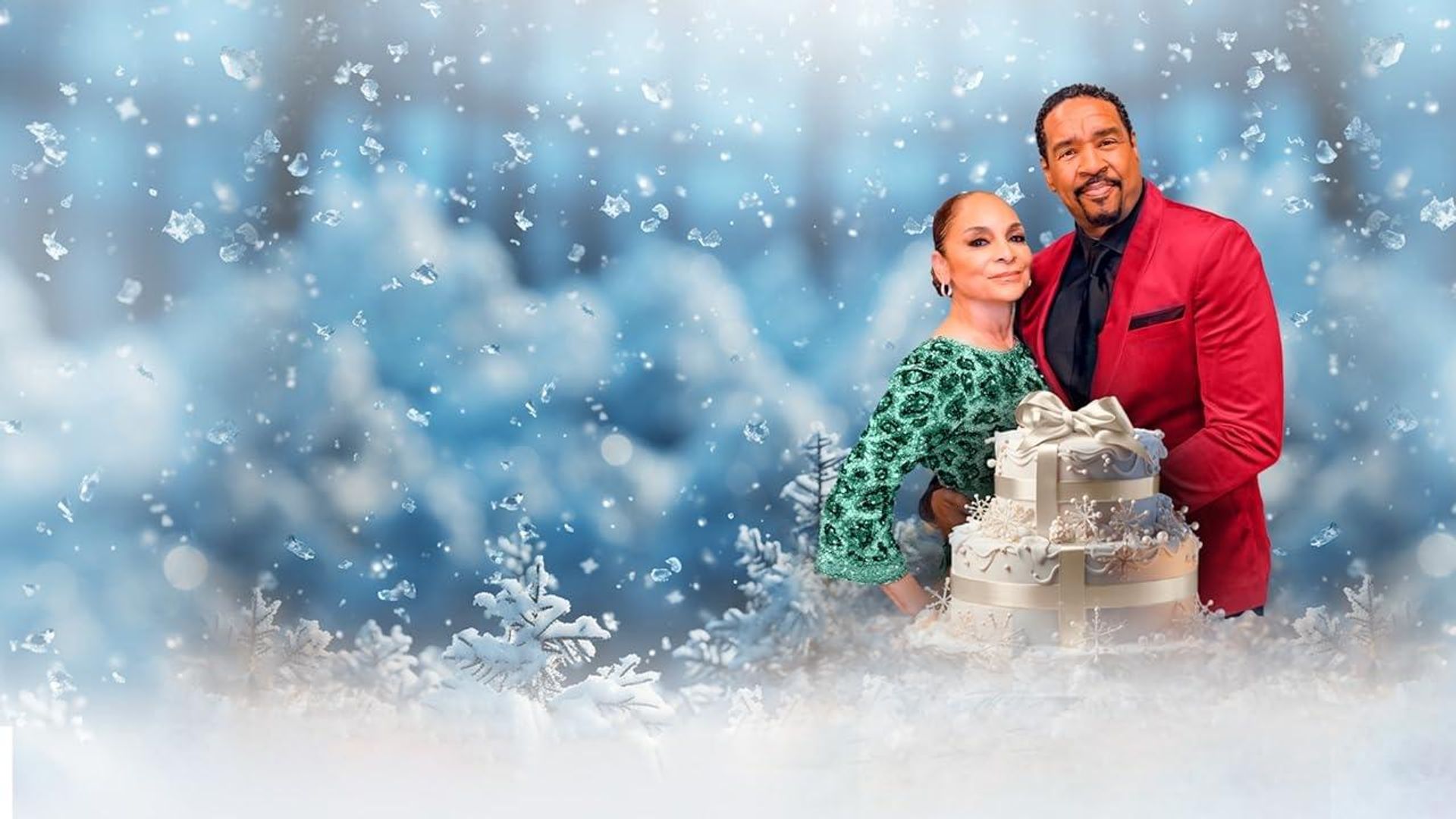 A Wesley Christmas Wedding background