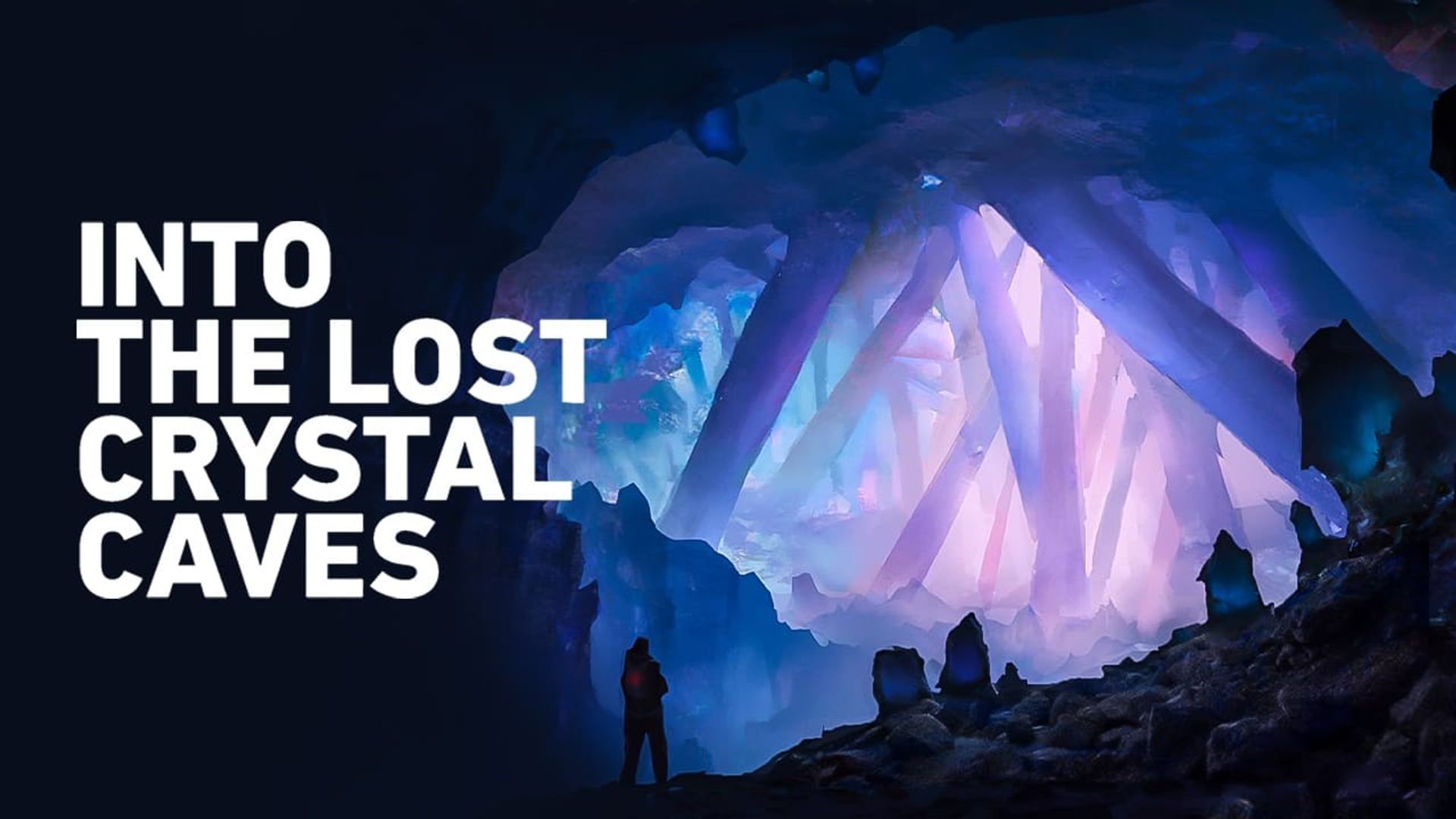 Into the Lost Crystal Caves background