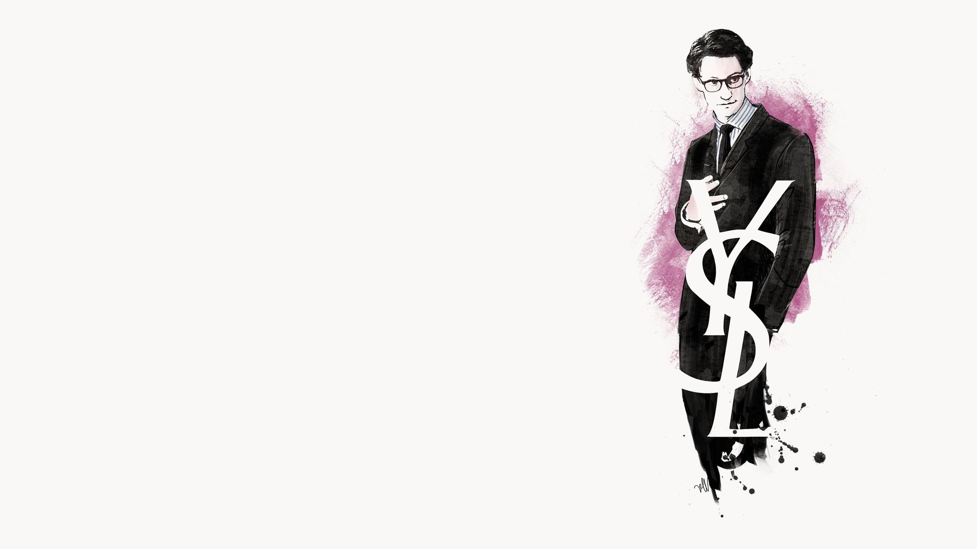 Yves Saint Laurent background