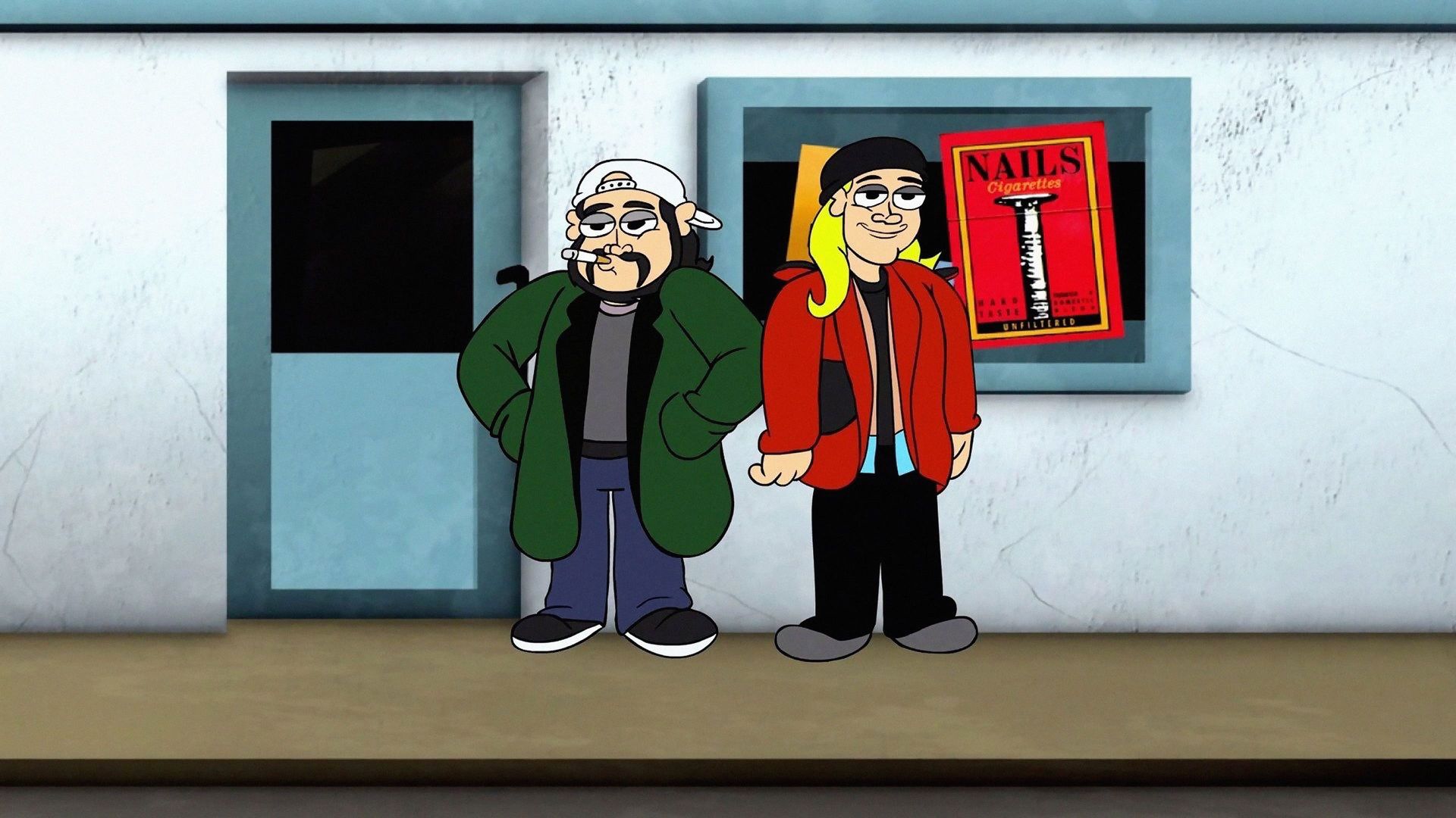 Jay and Silent Bob's Super Groovy Cartoon Movie background