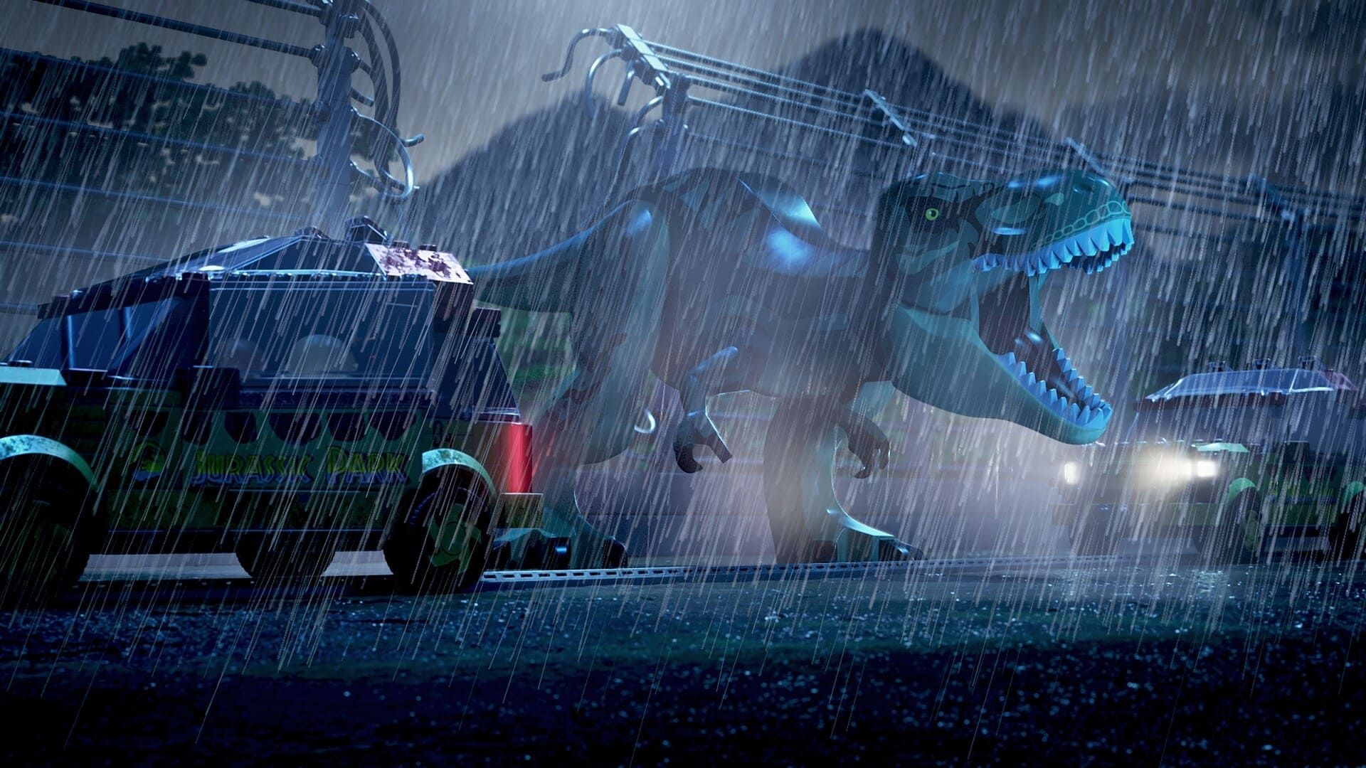 LEGO Jurassic Park: The Unofficial Retelling background