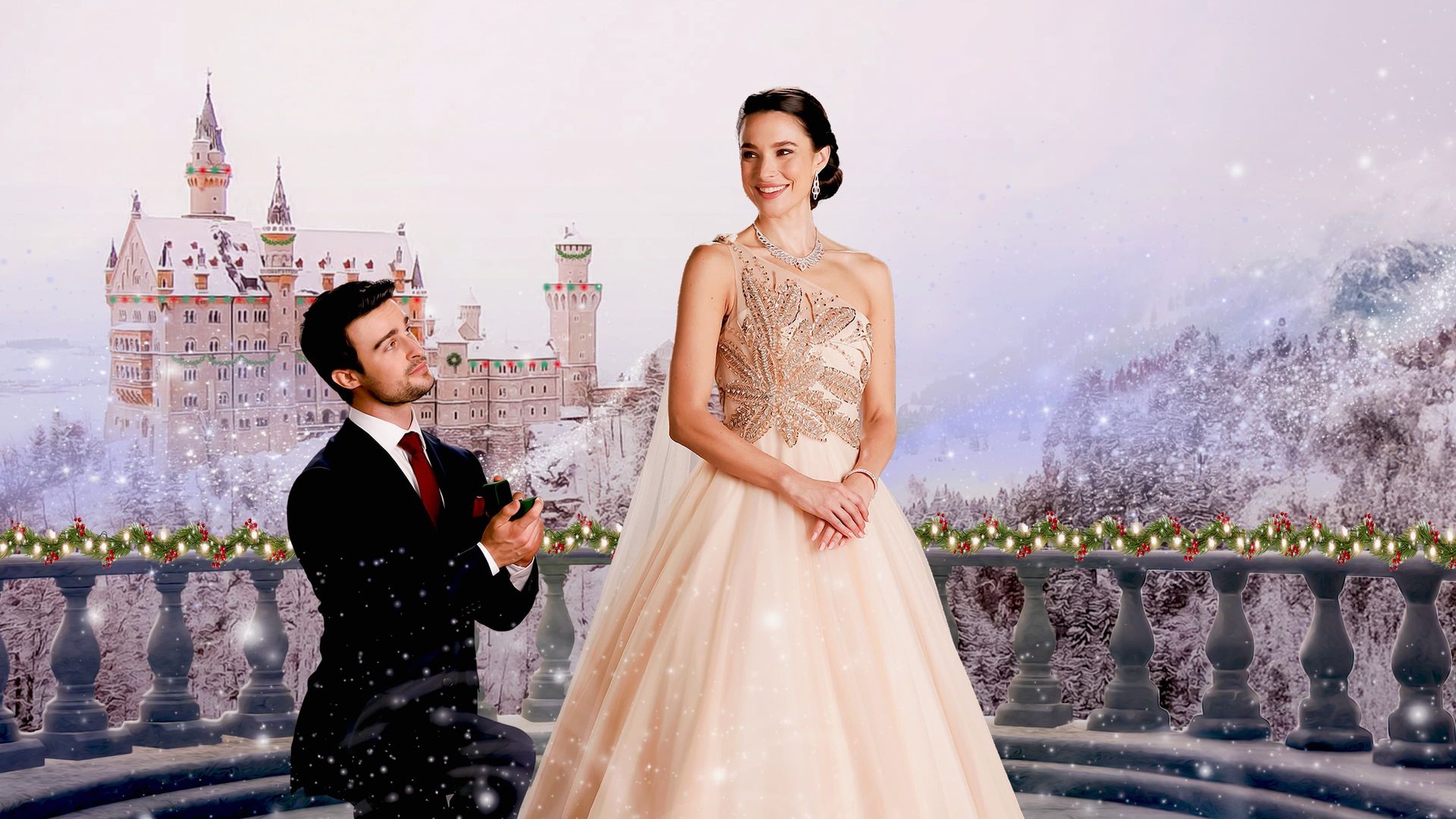 A Christmas Castle Proposal: A Royal in Paradise 2 background