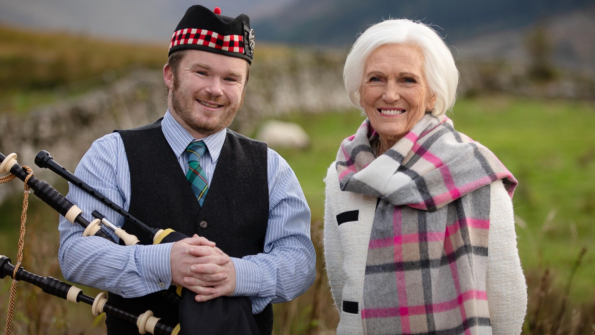 Mary Berry's Highland Christmas background