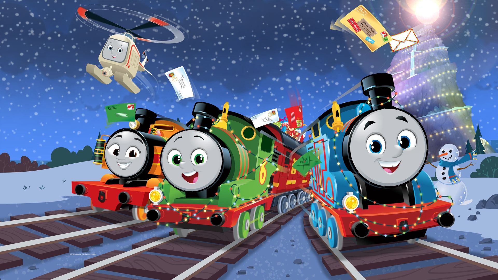 Thomas & Friends: The Christmas Letter Express background