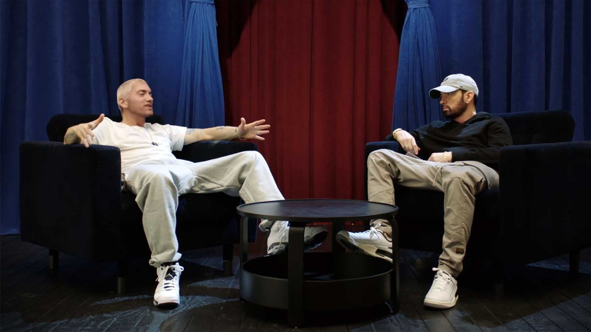 Slim Shady vs. Marshall Mathers: THE FACE-OFF background