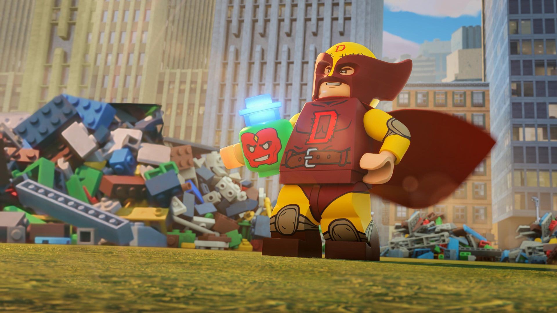 Lego Marvel Avengers: Mission Demolition background