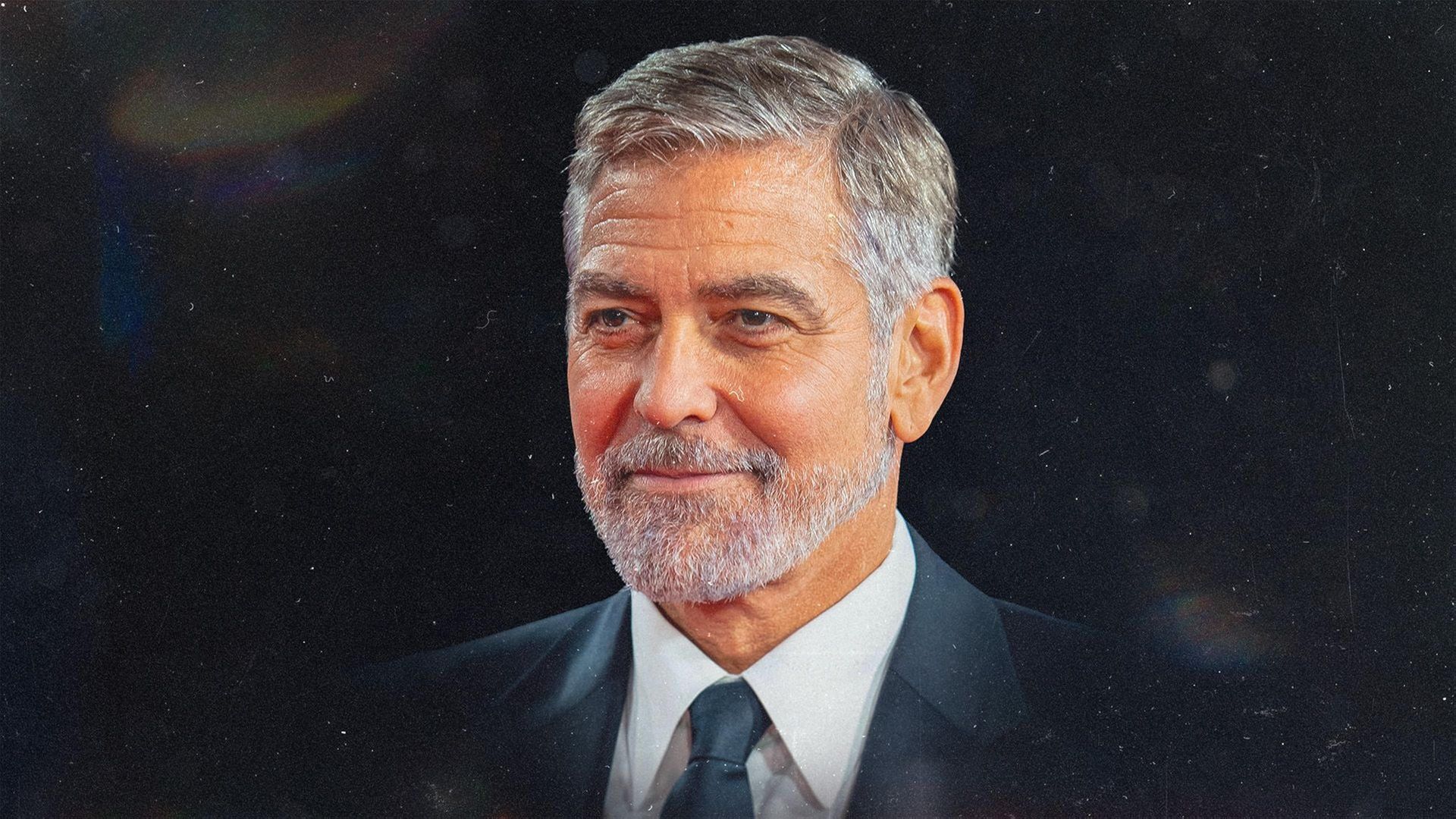 George Clooney: Leading Man background