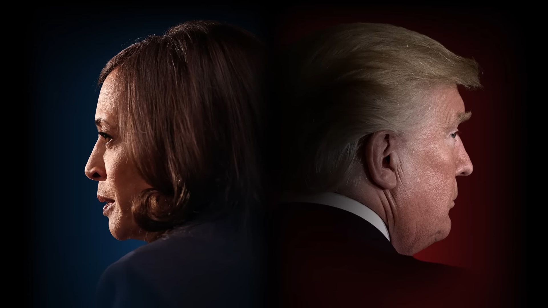 The Choice 2024: Harris vs. Trump background