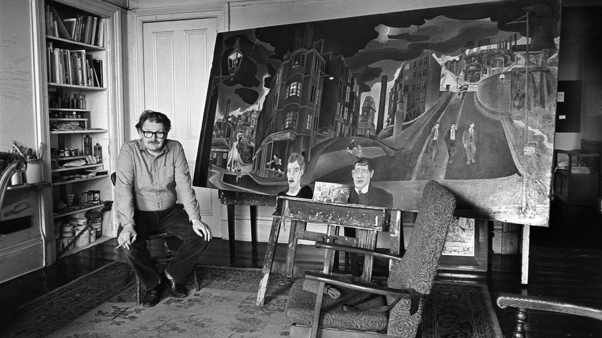 Alasdair Gray: A Life in Progress background