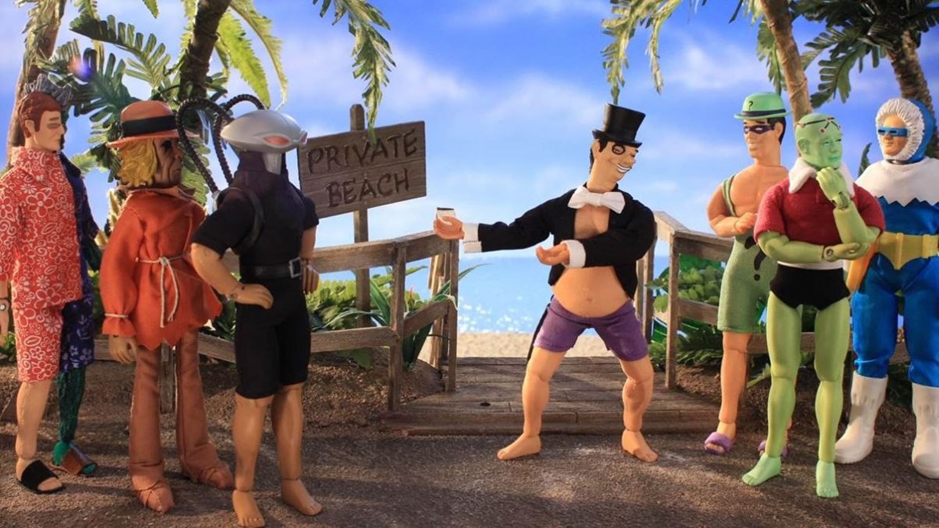 Robot Chicken DC Comics Special II: Villains in Paradise background