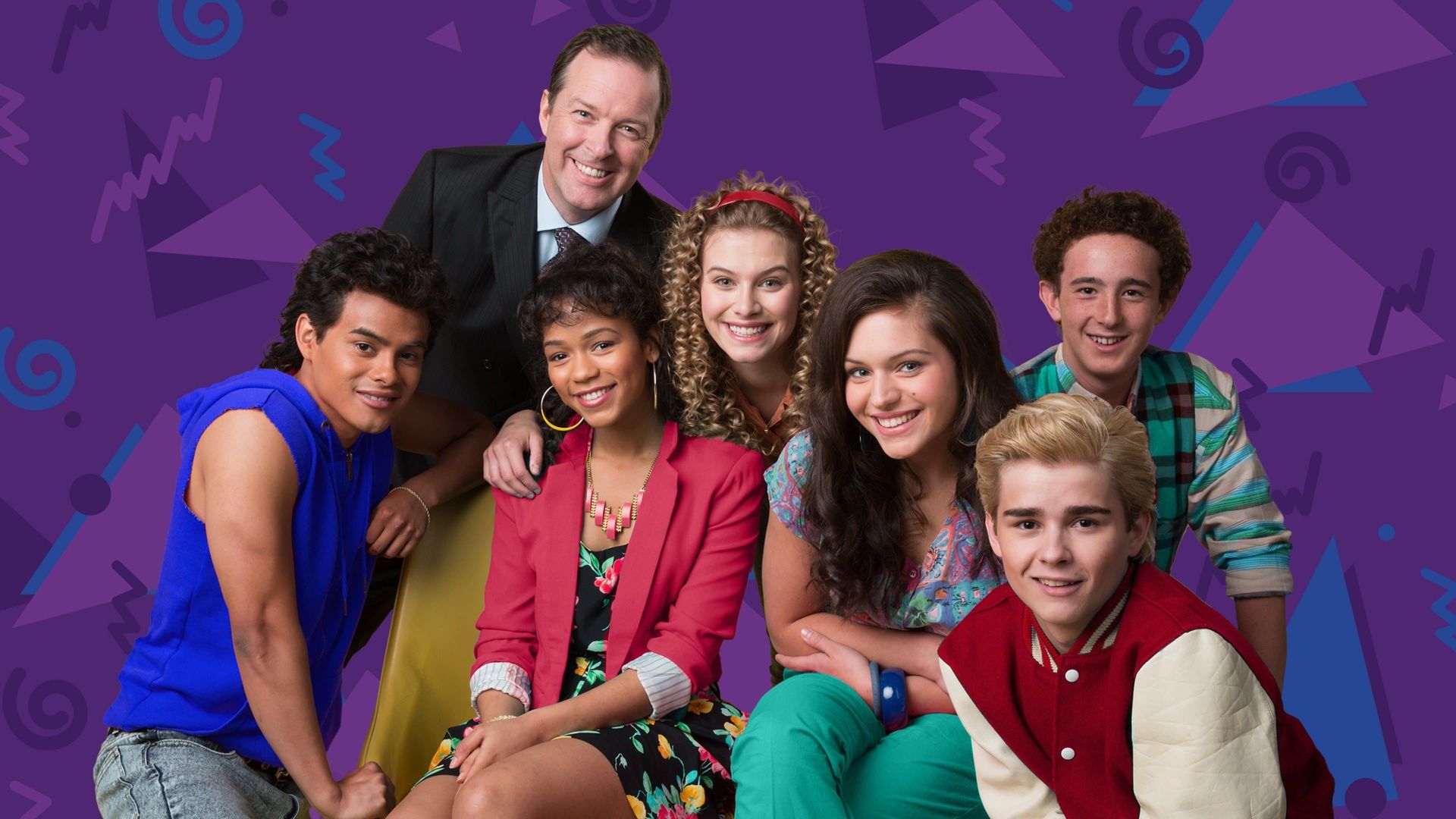 The Unauthorized Saved by the Bell Story background