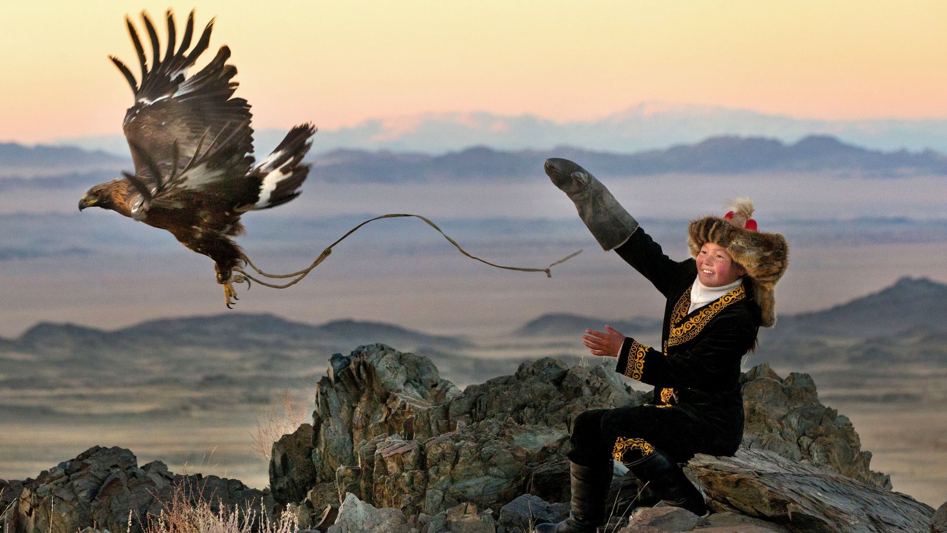 The Eagle Huntress background