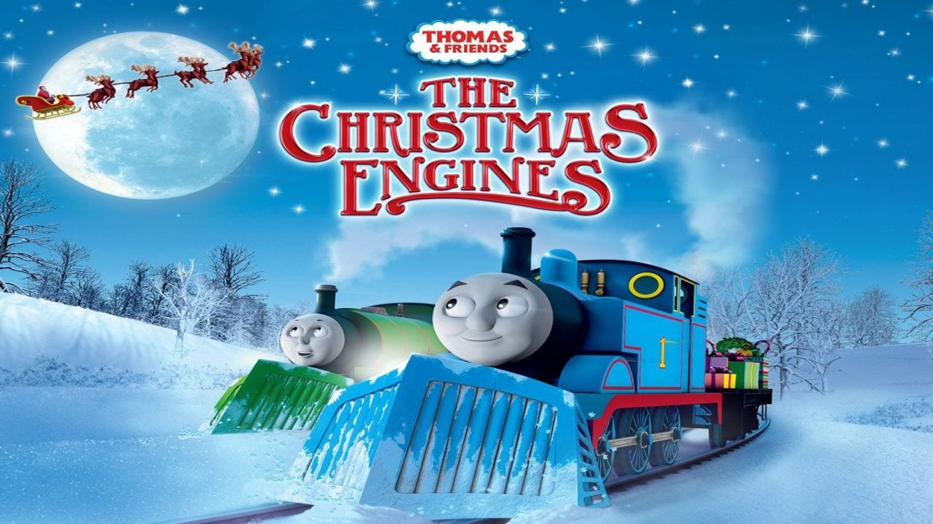 Thomas & Friends: The Christmas Engines background