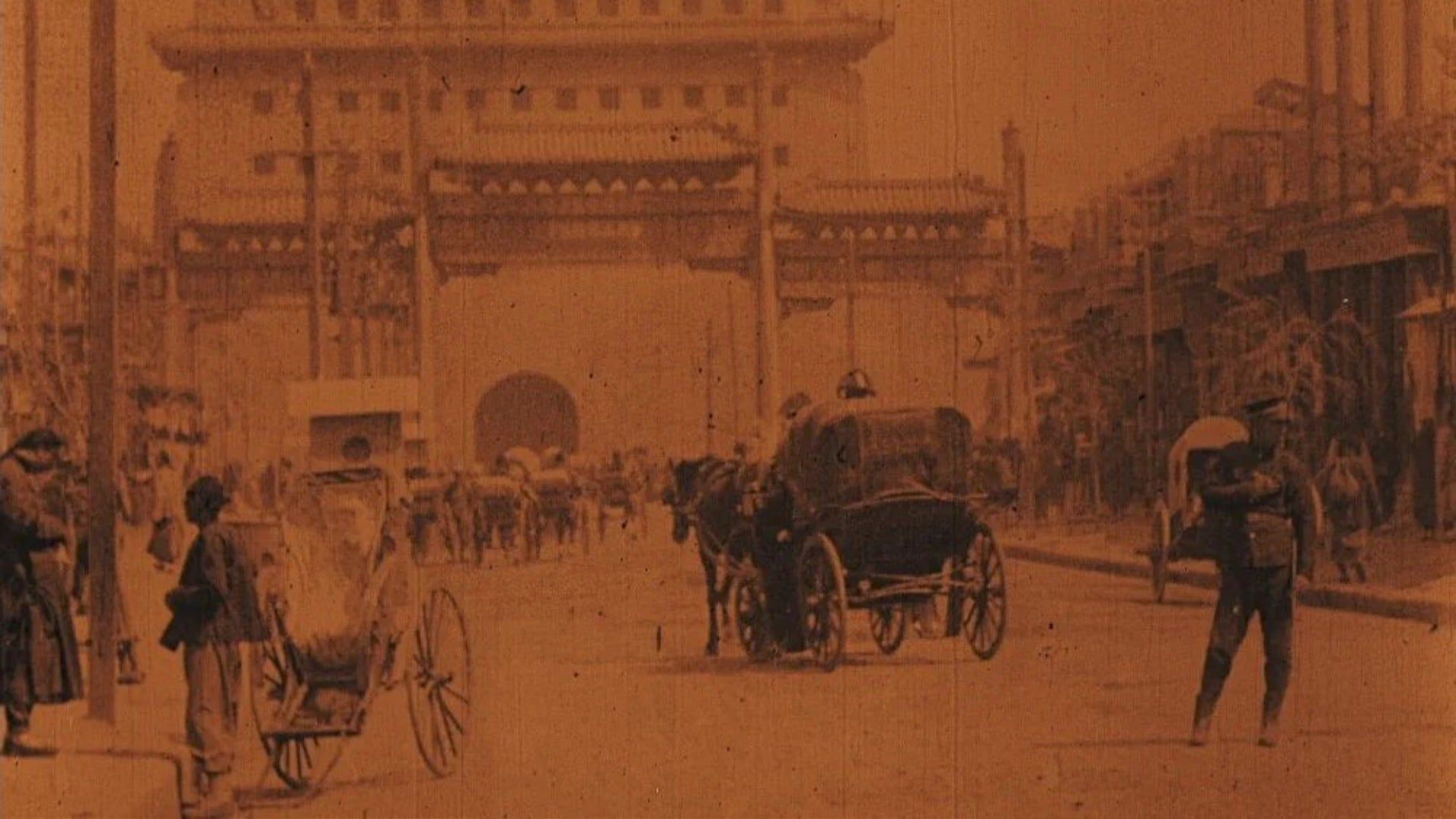 Around China with a Movie Camera background