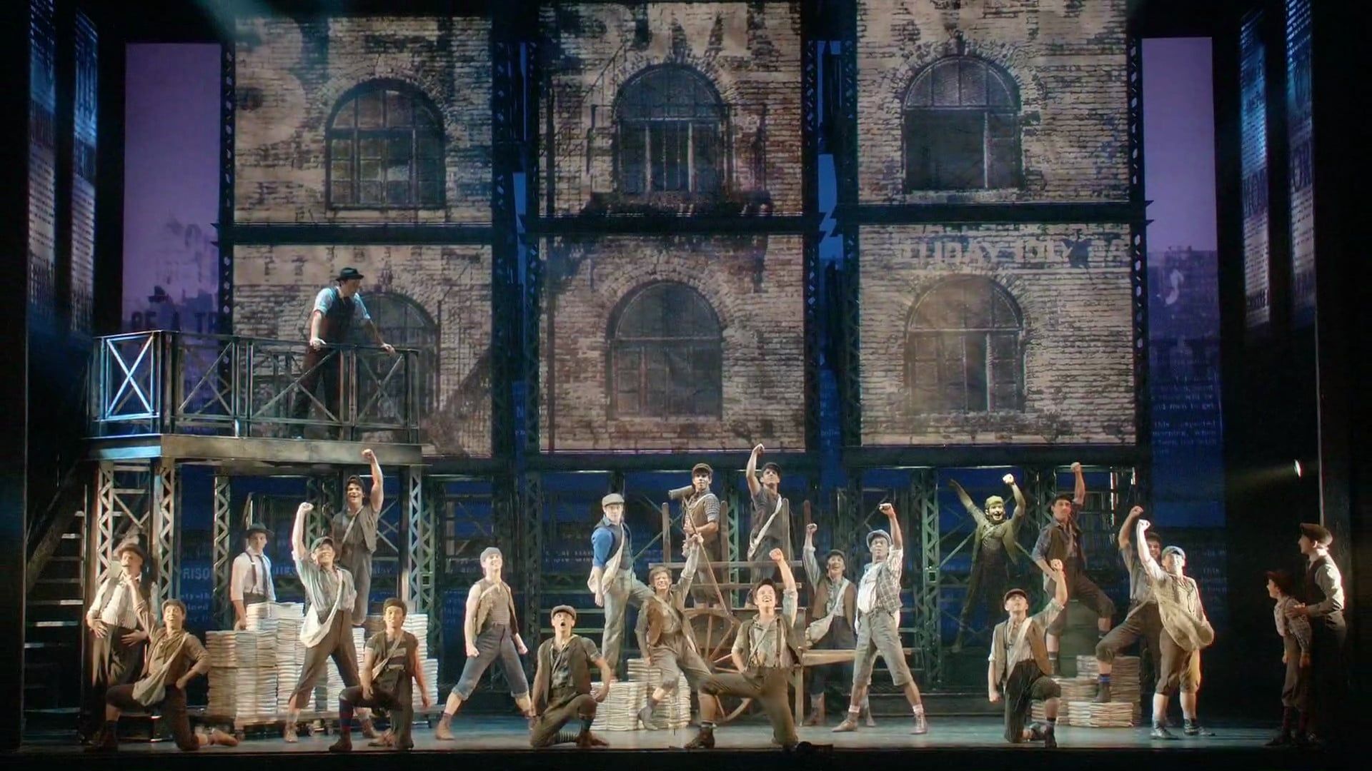 Disney's Newsies: The Broadway Musical! background