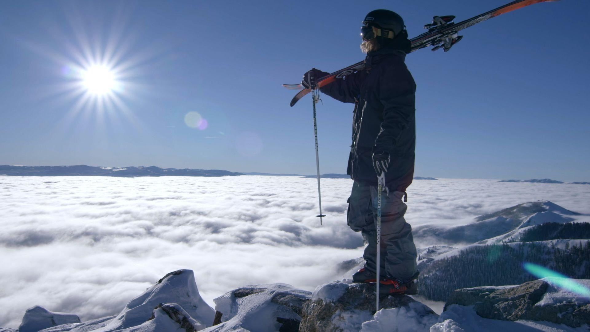 Warren Miller's Chasing Shadows background