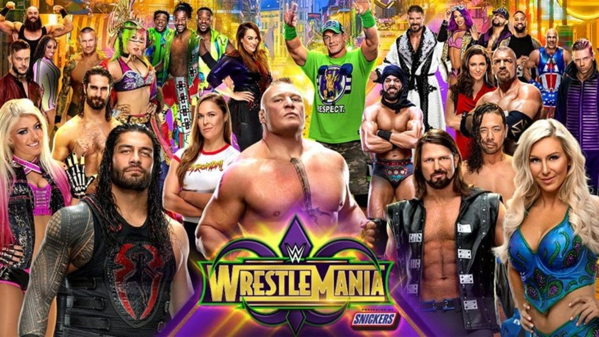 WrestleMania background