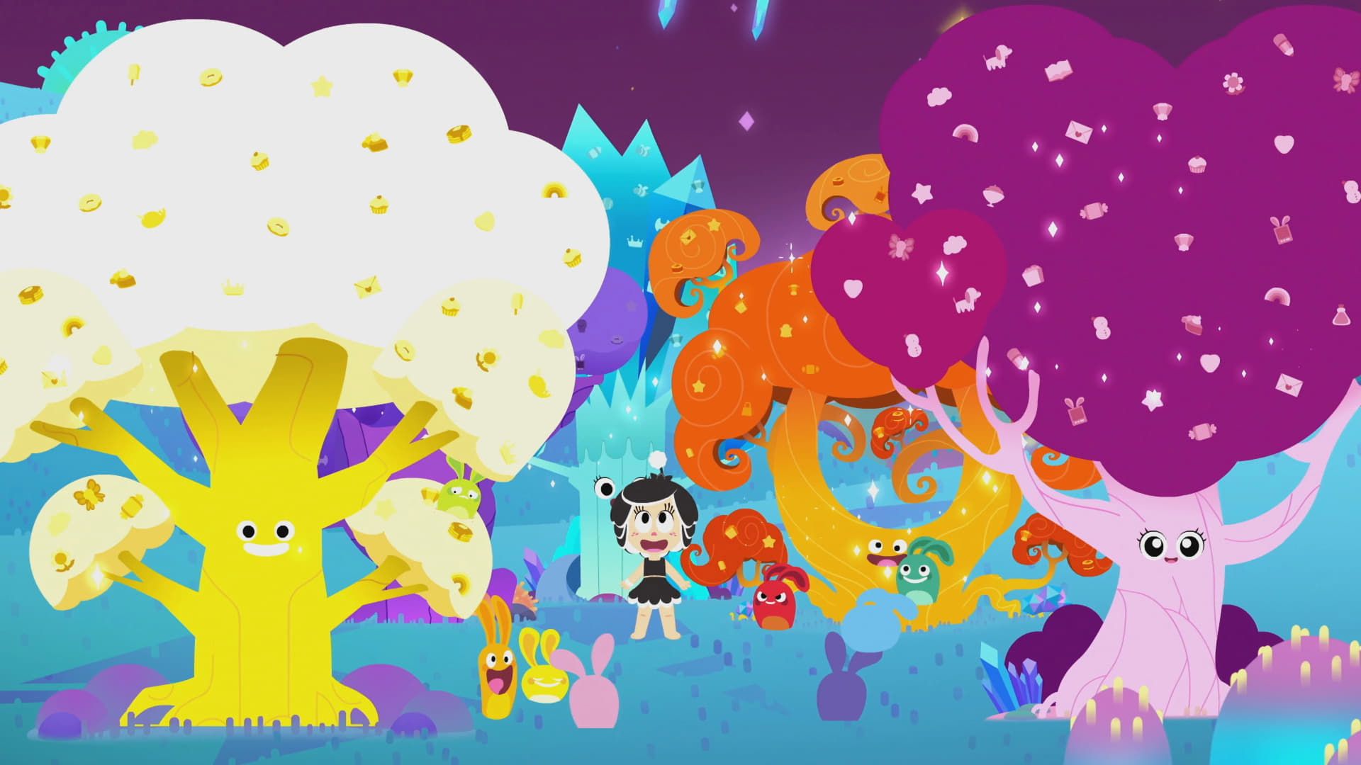 Hanazuki: Full of Treasures background