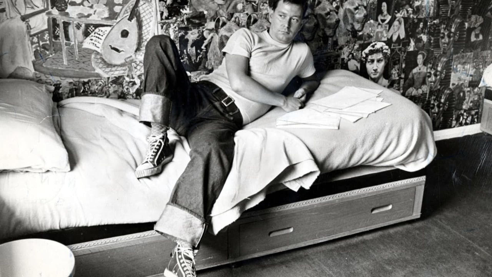 Joe Orton Laid Bare background