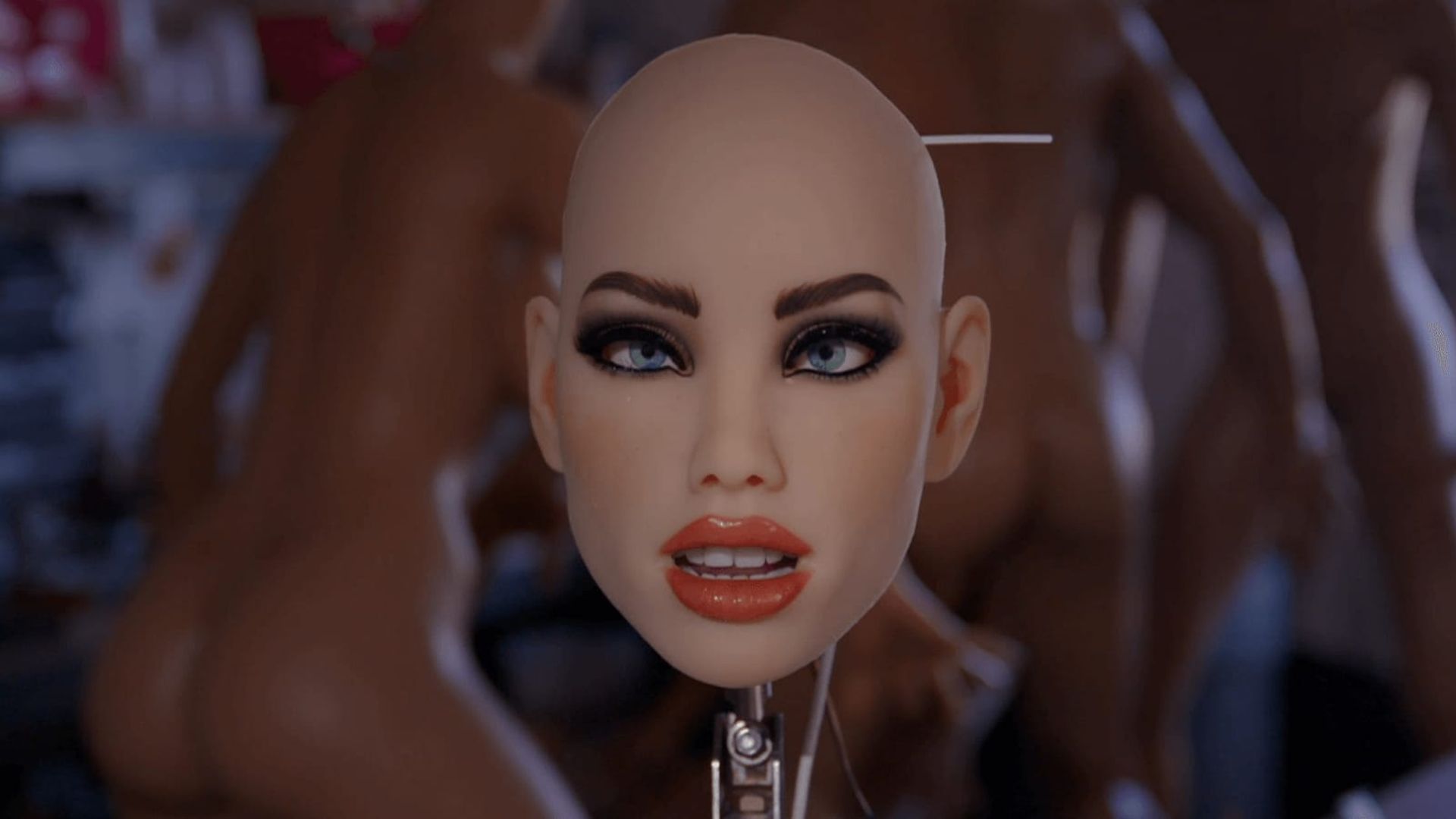 The Sex Robots Are Coming background