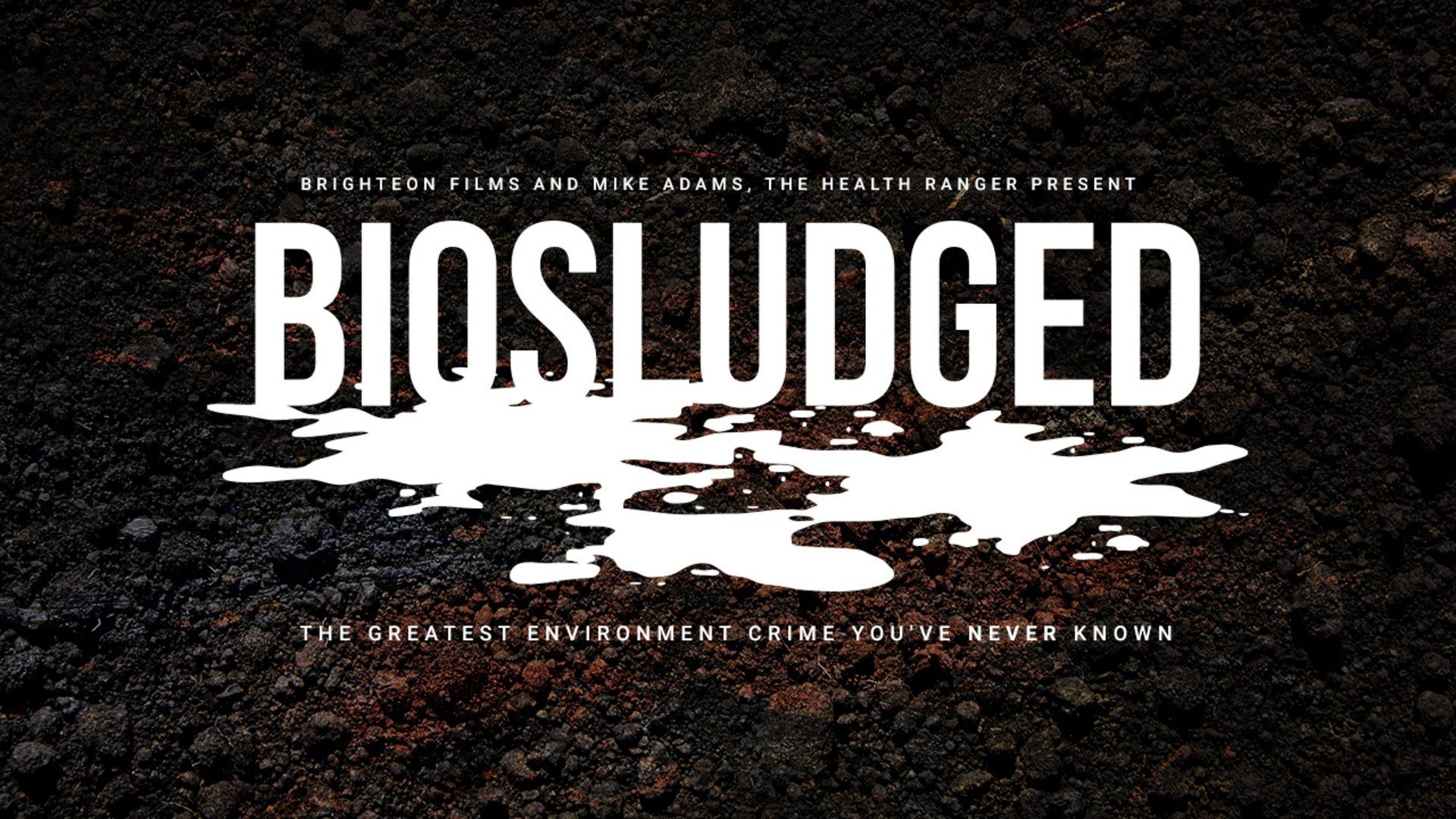 Biosludged background