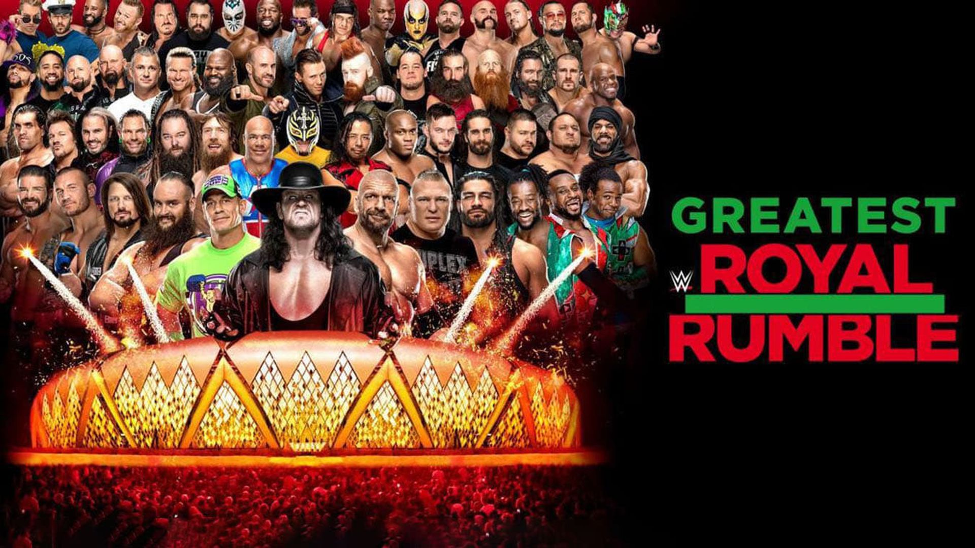 WWE Greatest Royal Rumble background