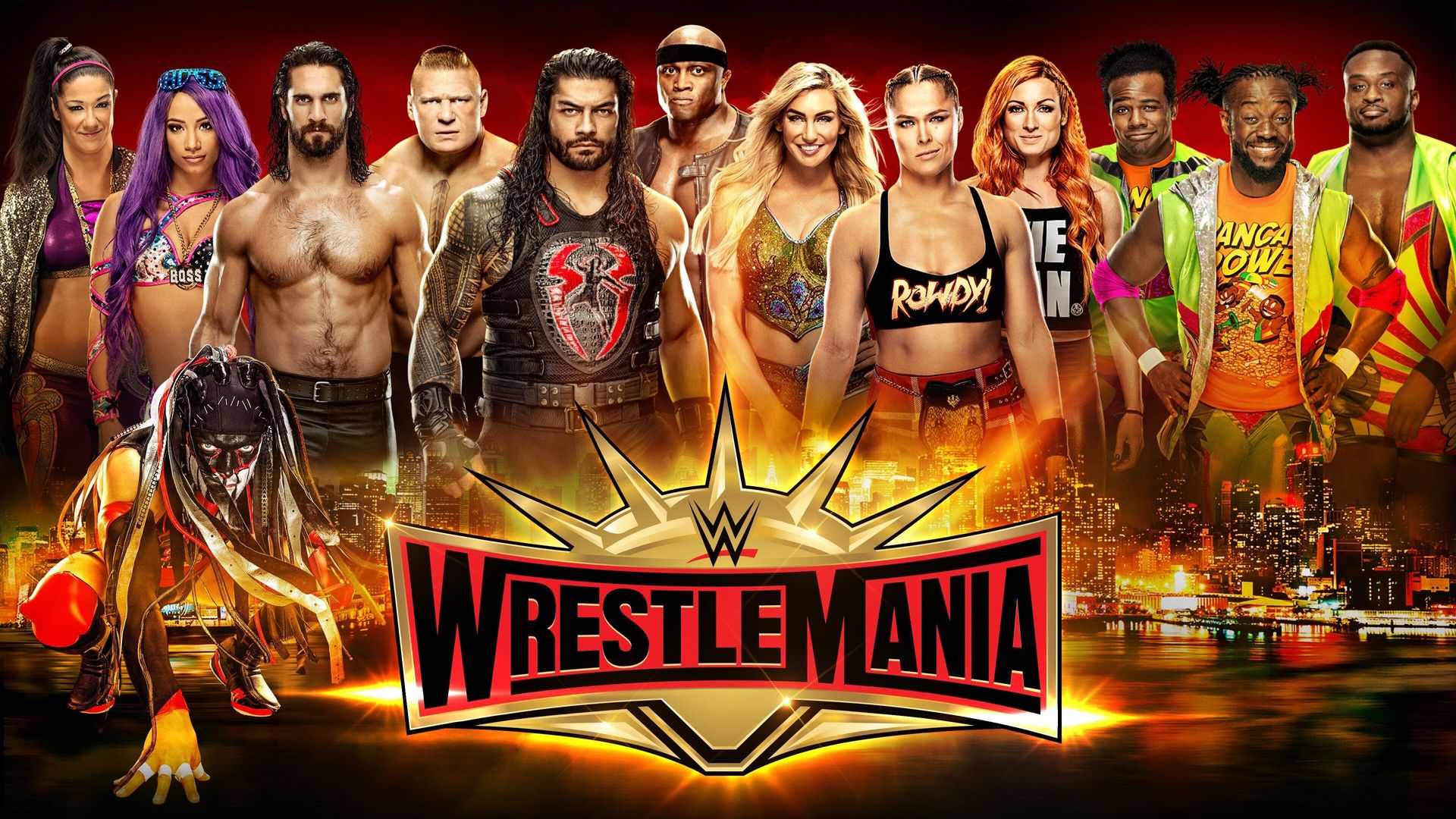 WrestleMania 35 background