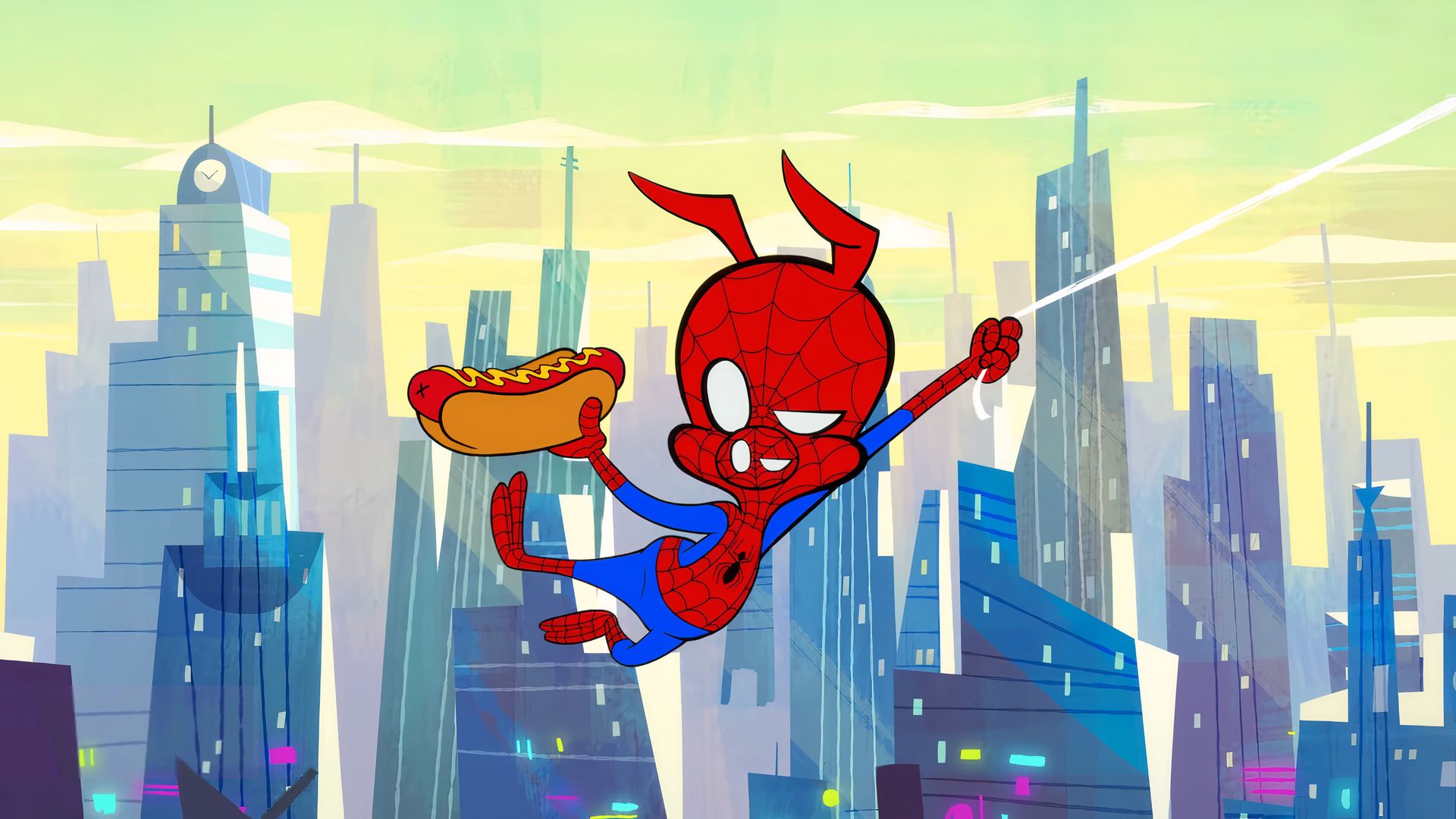 Spider-Ham: Caught in a Ham background