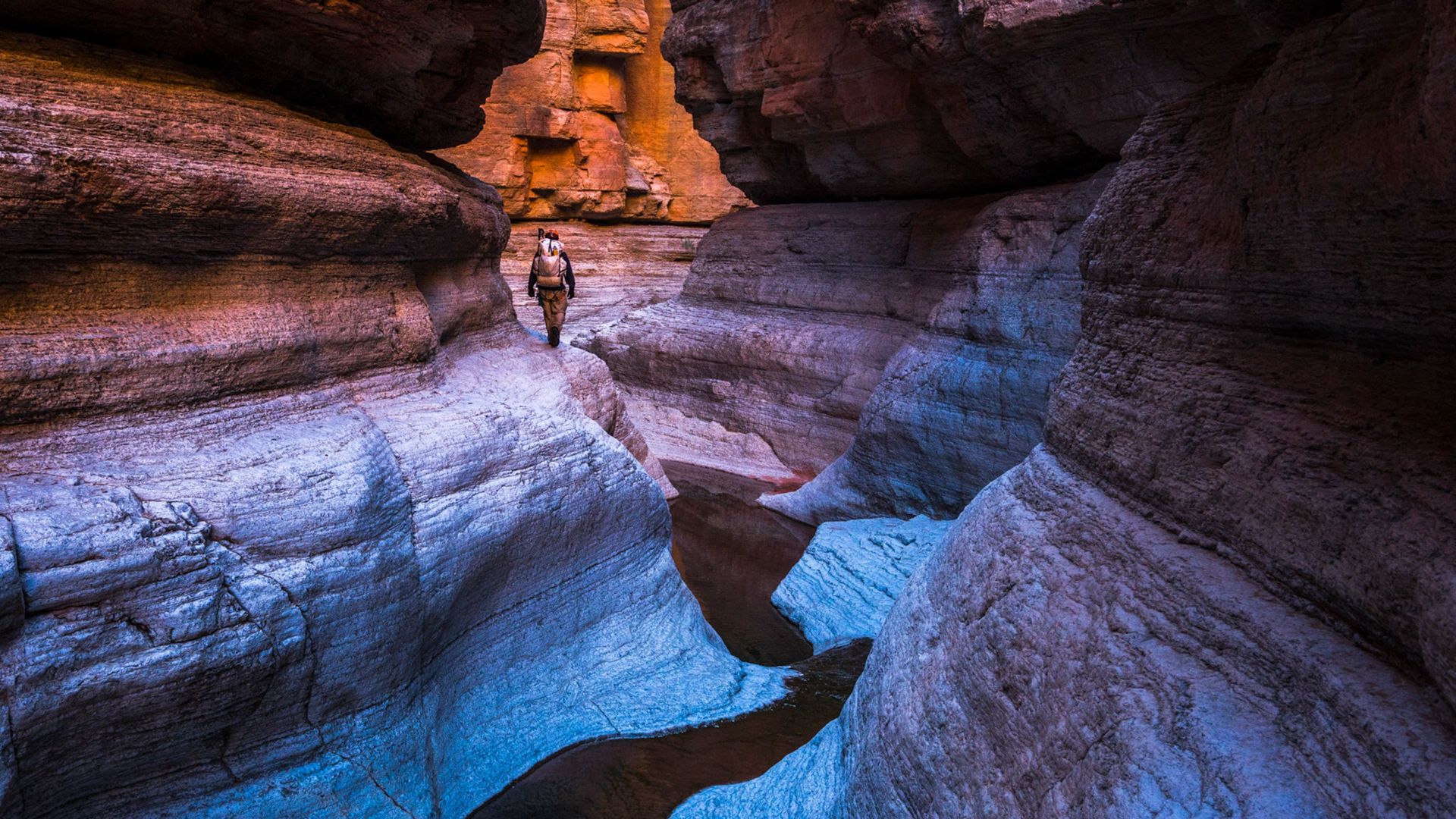 Into the Canyon background