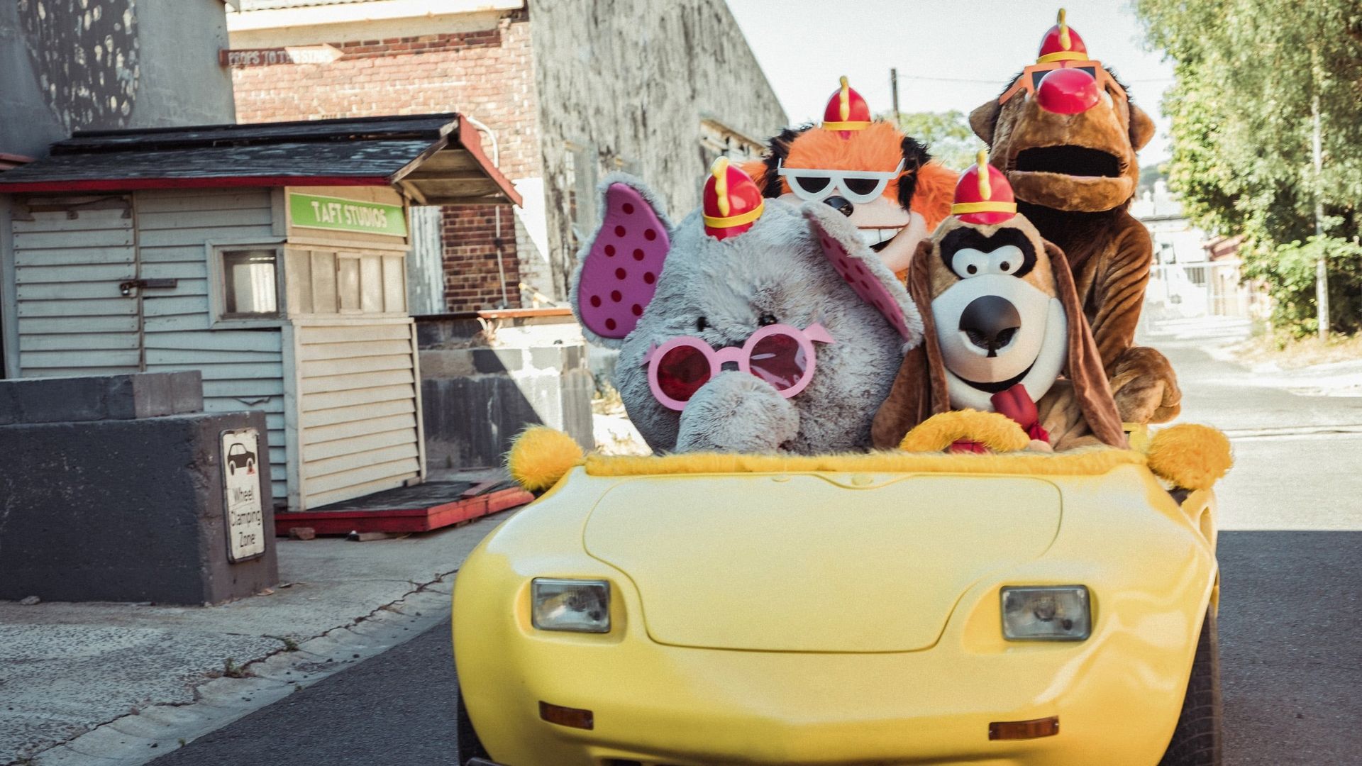 The Banana Splits Movie background