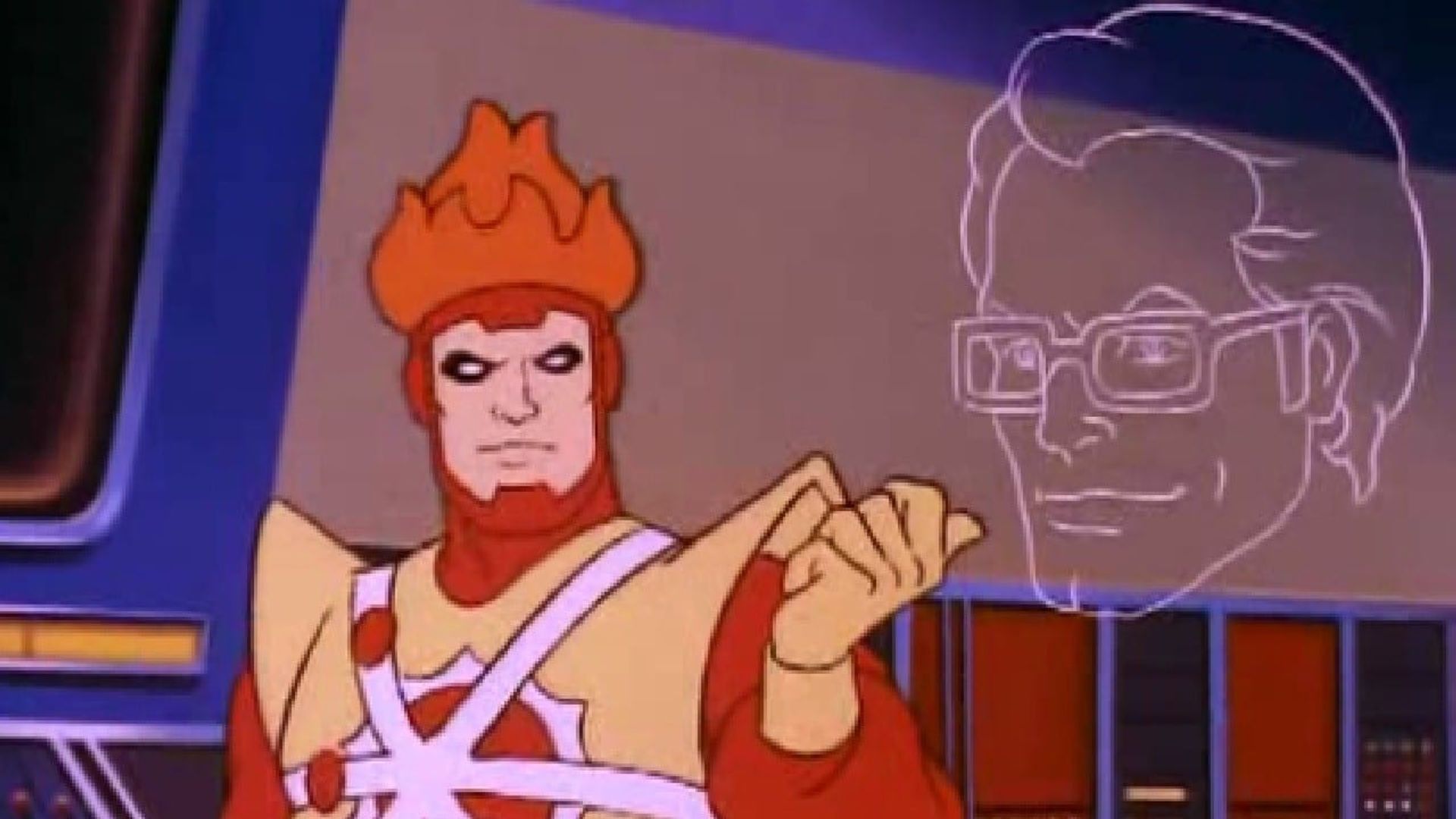 Super Friends: The Legendary Super Powers Show background