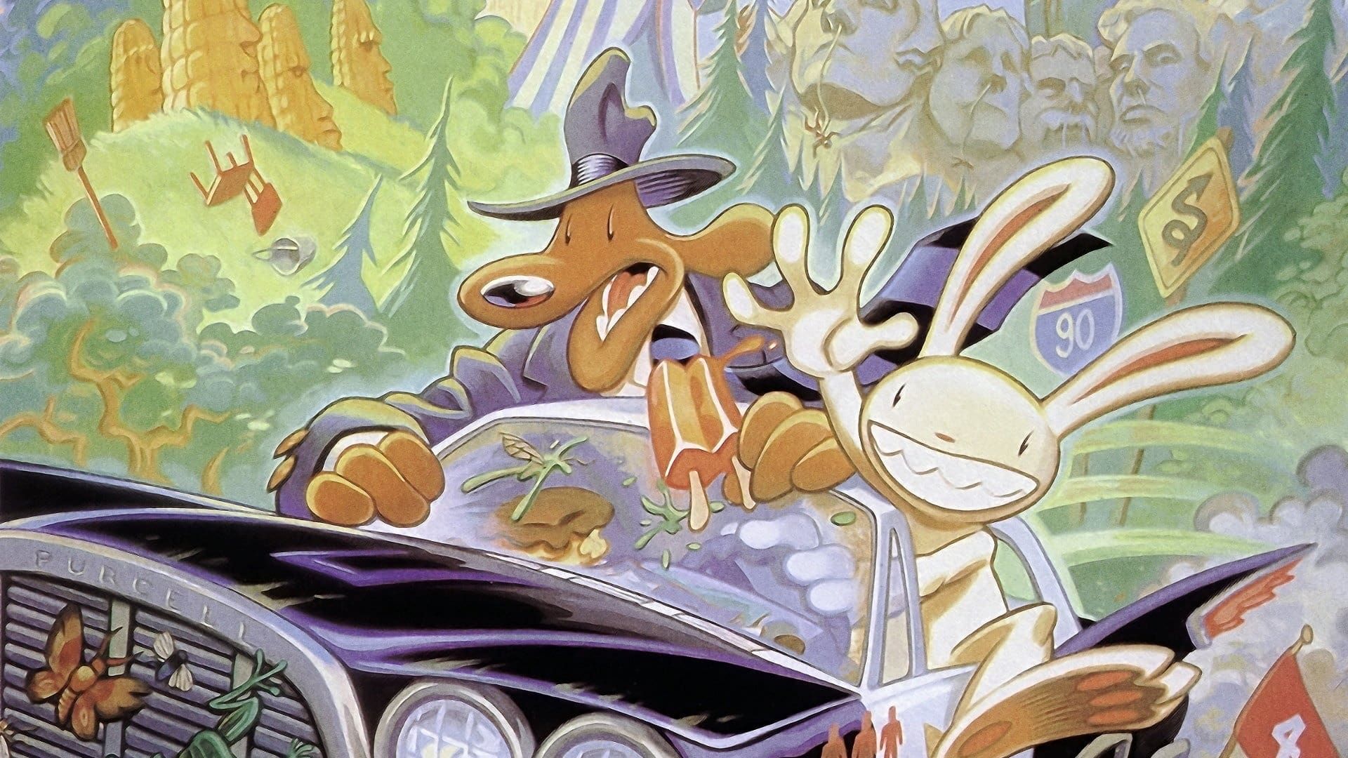 The Adventures of Sam & Max: Freelance Police background