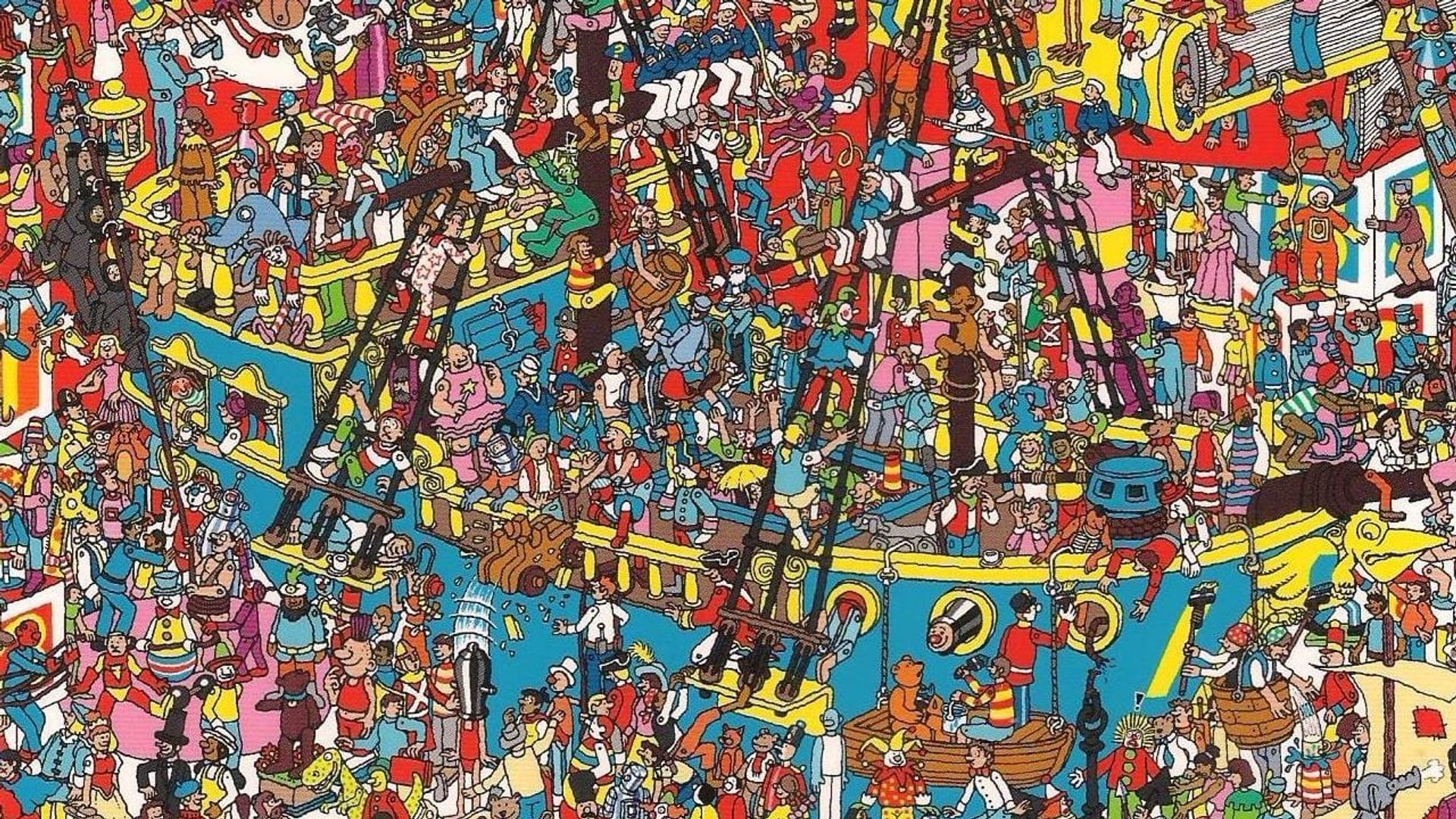 Where's Waldo? background